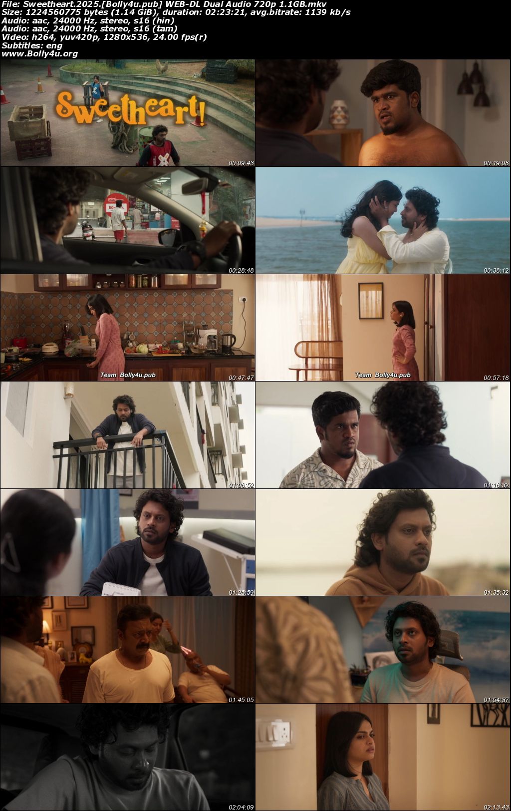 Sweetheart 2025 WEB-DL UNCUT Hindi Dual Audio ORG Full Movie Download 1080p 720p 480p