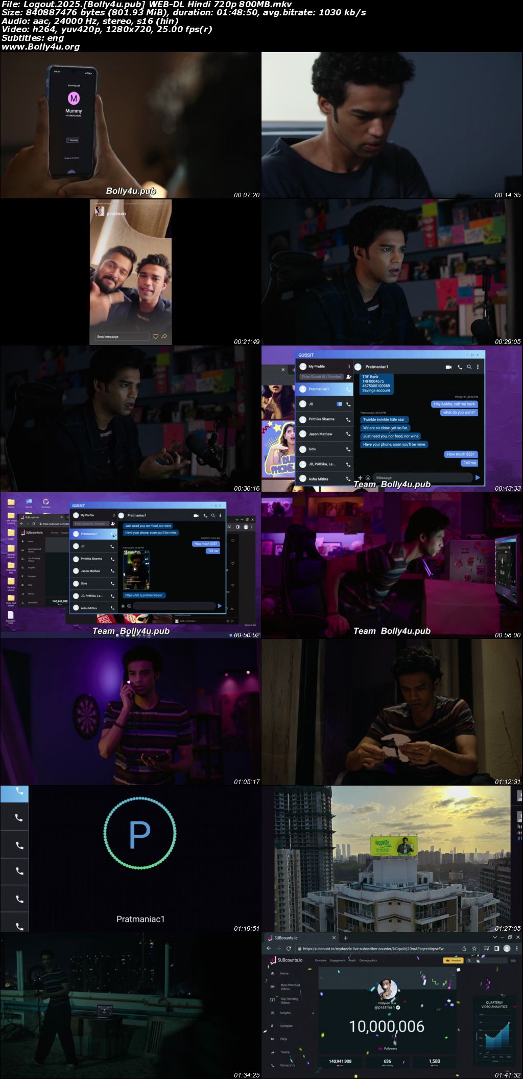 Logout 2025 WEB-DL Hindi Full Movie Download 1080p 720p 480p