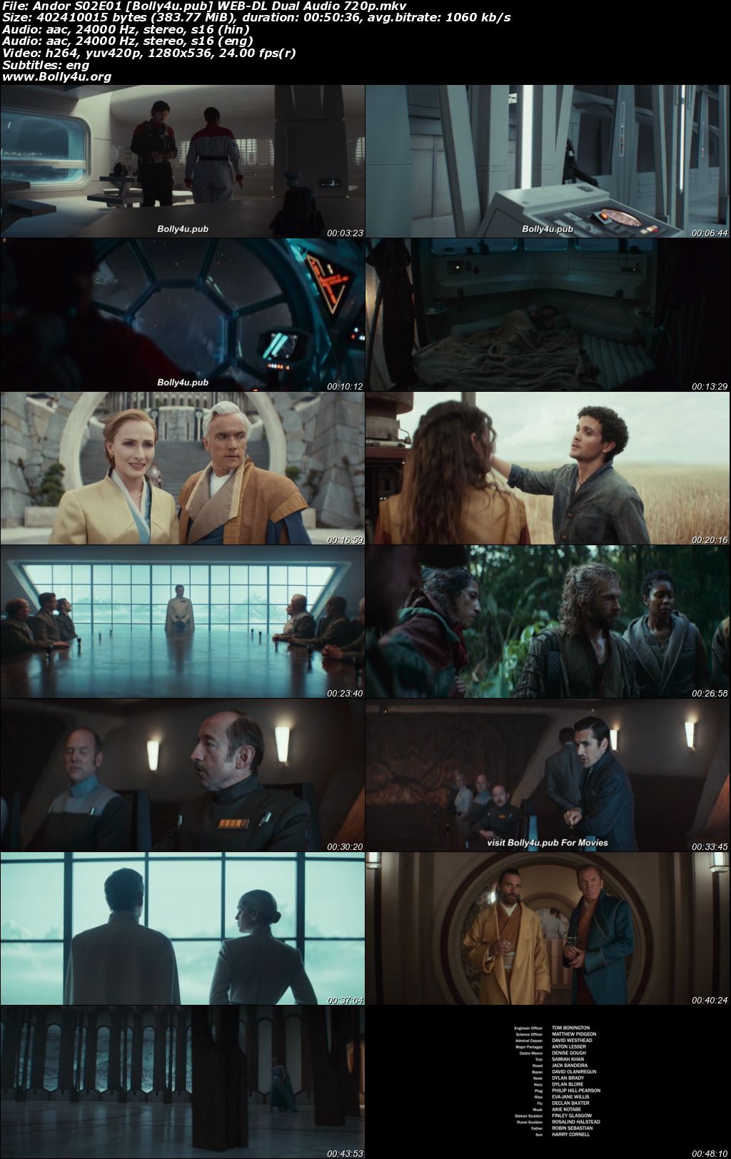 Andor 2025 WEB-DL Hindi Dual Audio ORG S02 Complete Download 720p