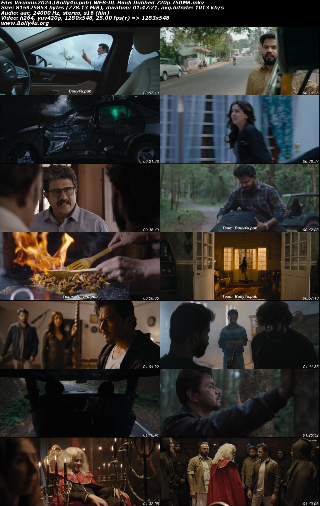 Virunnu 2024 WEB-DL Hindi Dubbed ORG Full Movie Download 1080p 720p 480p