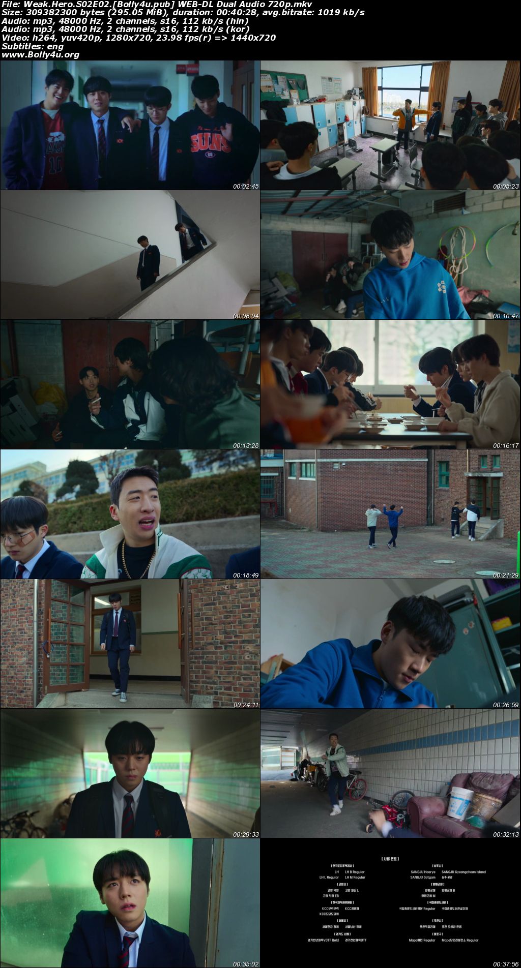 Weak Hero 2025 WEB-DL Hindi Dual Audio ORG S02 Complete Download 720p 480p