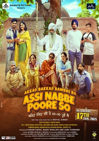 Akkad Bakkad Bambee Bo Assi Nabbe Poore So 2025 WEB-DL Punjabi Full Movie Download 1080p 720p 480p