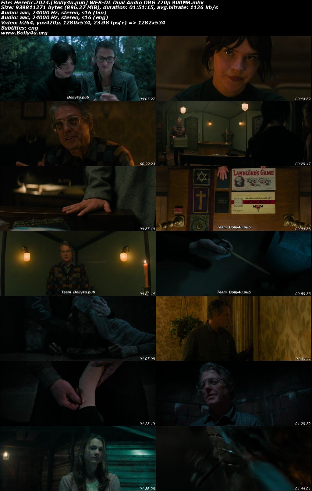 Heretic 2024 WEB-DL Hindi Dual Audio ORG Full Movie Download 1080p 720p 480p