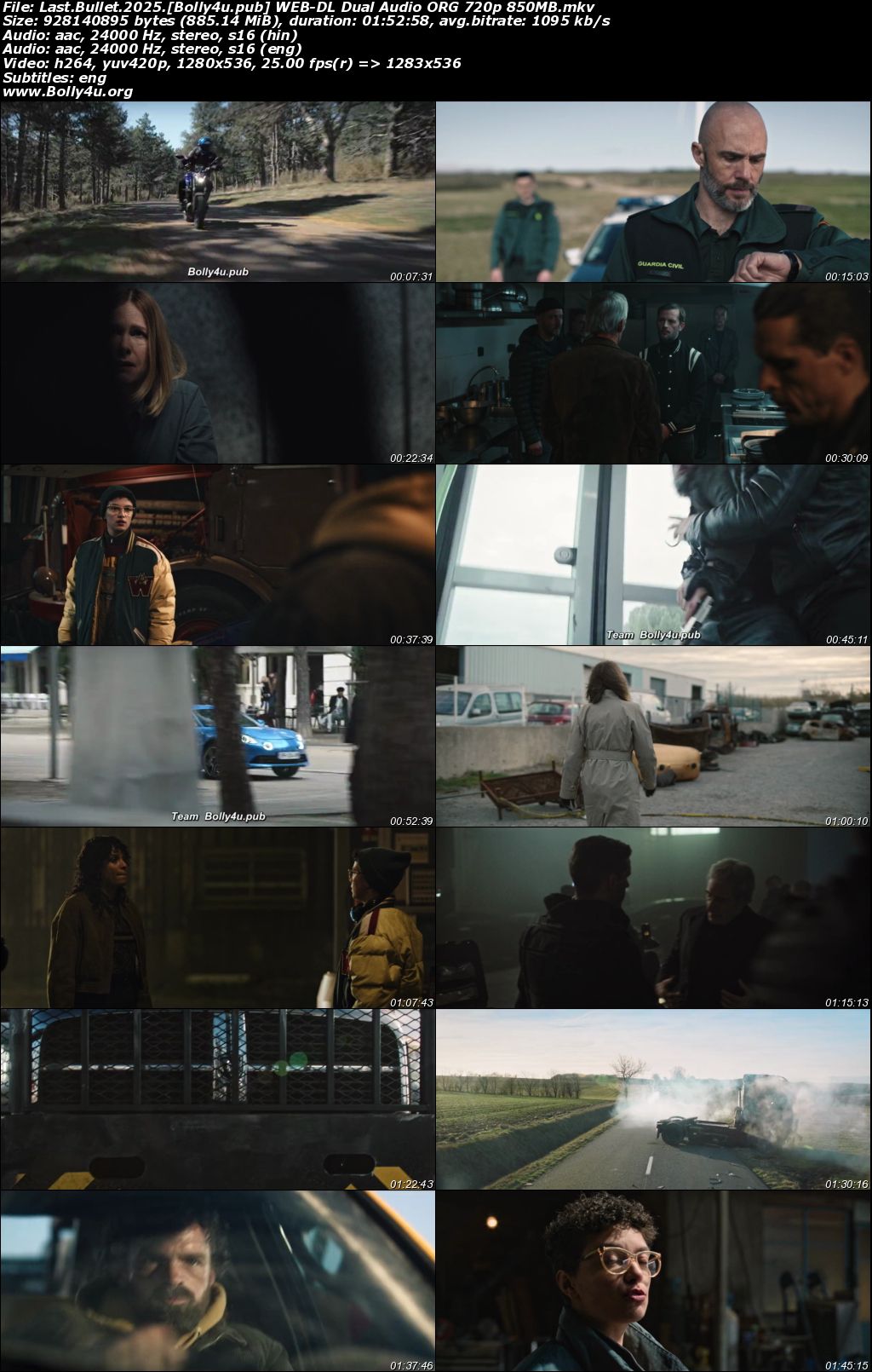 Last Bullet 2025 WEB-DL Hindi Dual Audio ORG Full Movie Download 1080p 720p 480p