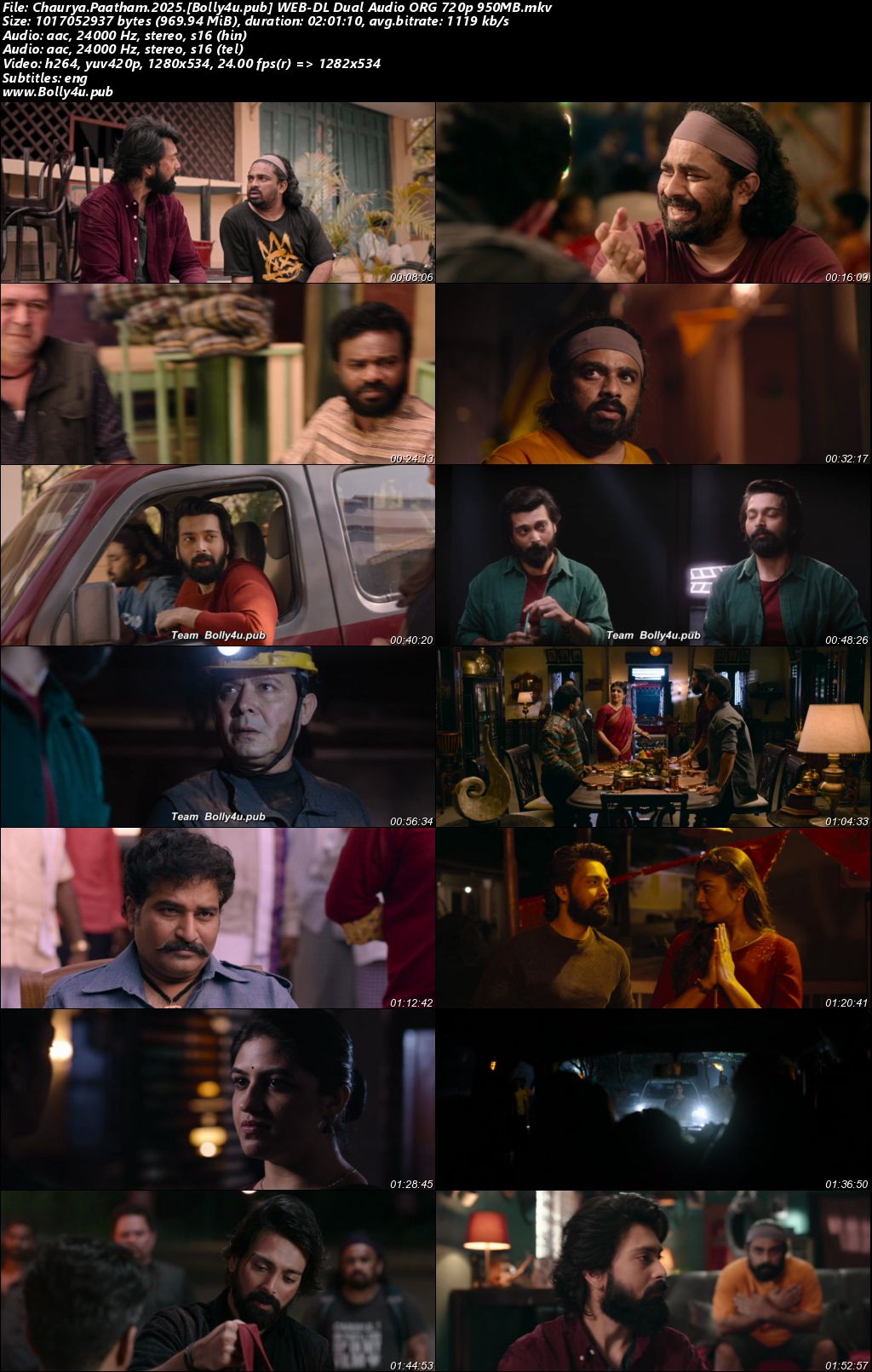 Chaurya Paatham 2025 WEB-DL UNCUT Hindi Dual Audio ORG Full Movie Download 1080p 720p 480p