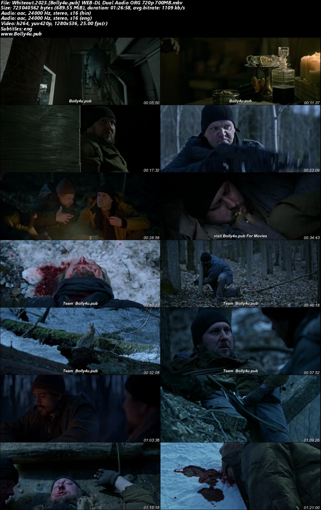 Whiteout 2023 WEB-DL Hindi Dual Audio ORG Full Movie Download 1080p 720p 480p