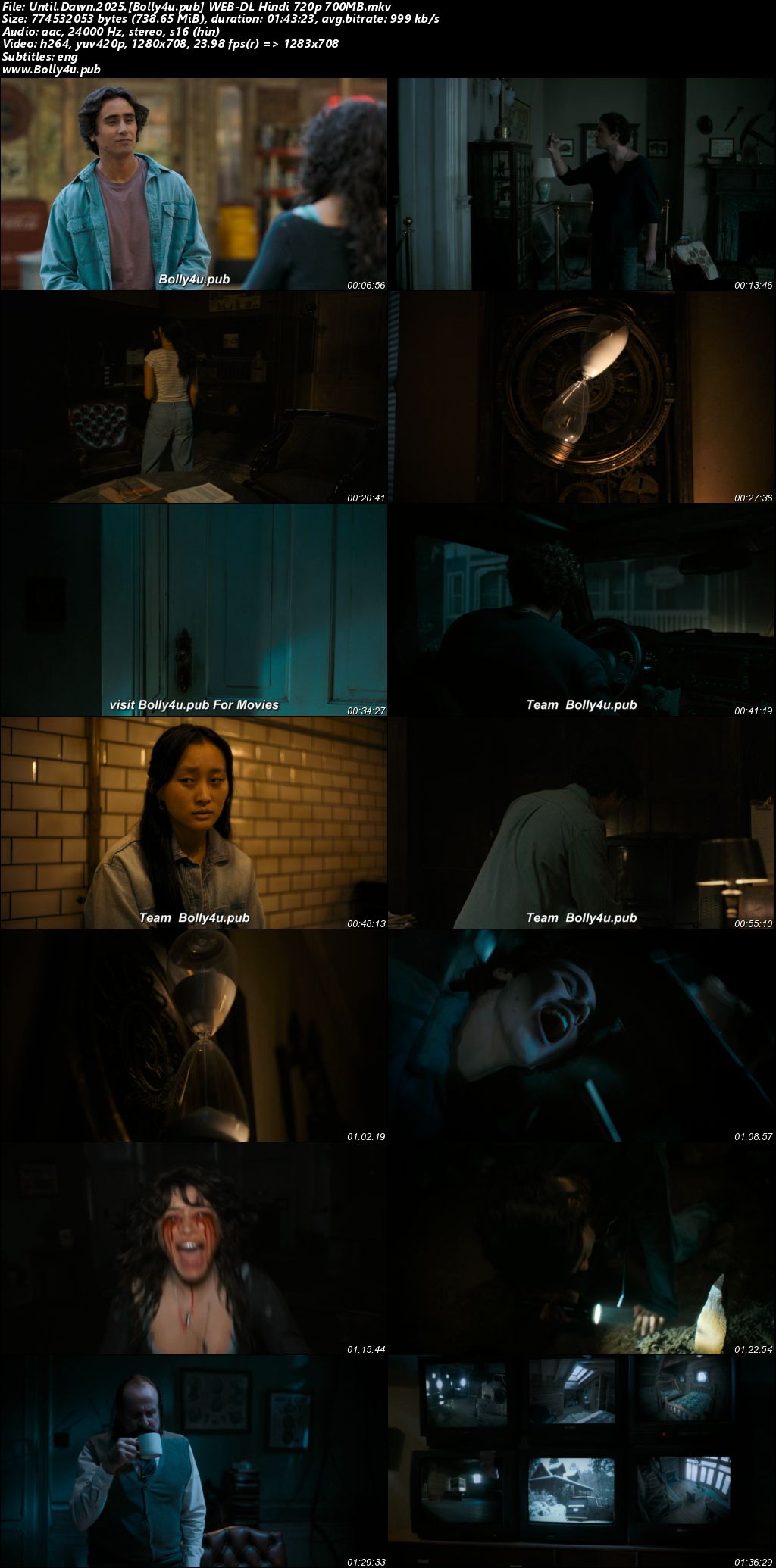 Until Dawn 2025 WEB-DL Hindi Dubbed ORG Full Movie Download 1080p 720p 480p