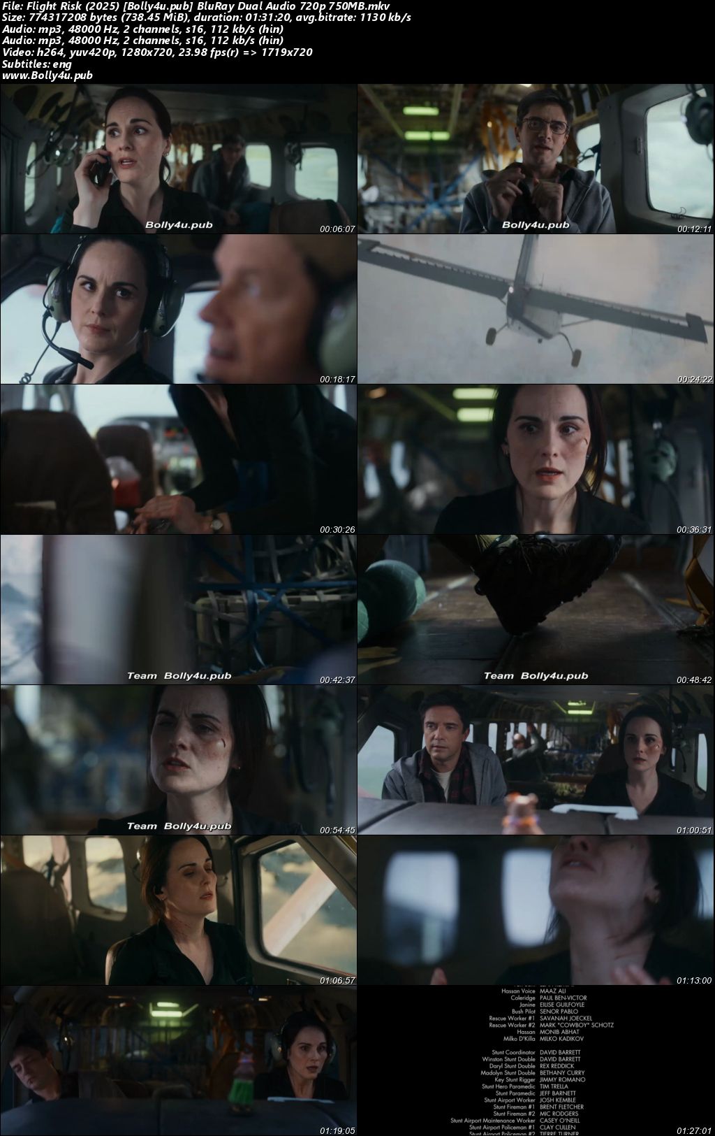Flight Risk 2025 BluRay Hindi Dual Audio ORG Full Movie Download 1080p 720p 480p