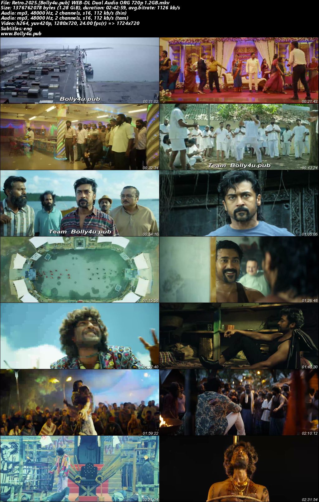 Retro 2025 WEB-DL UNCUT Hindi Dual Audio ORG Full Movie Download 1080p 720p 480p