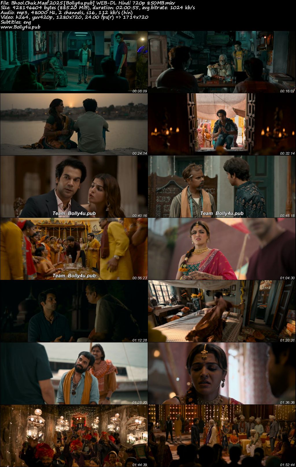 Bhool Chuk Maaf 2025 WEB-DL Hindi Full Movie Download 1080p 720p 480p