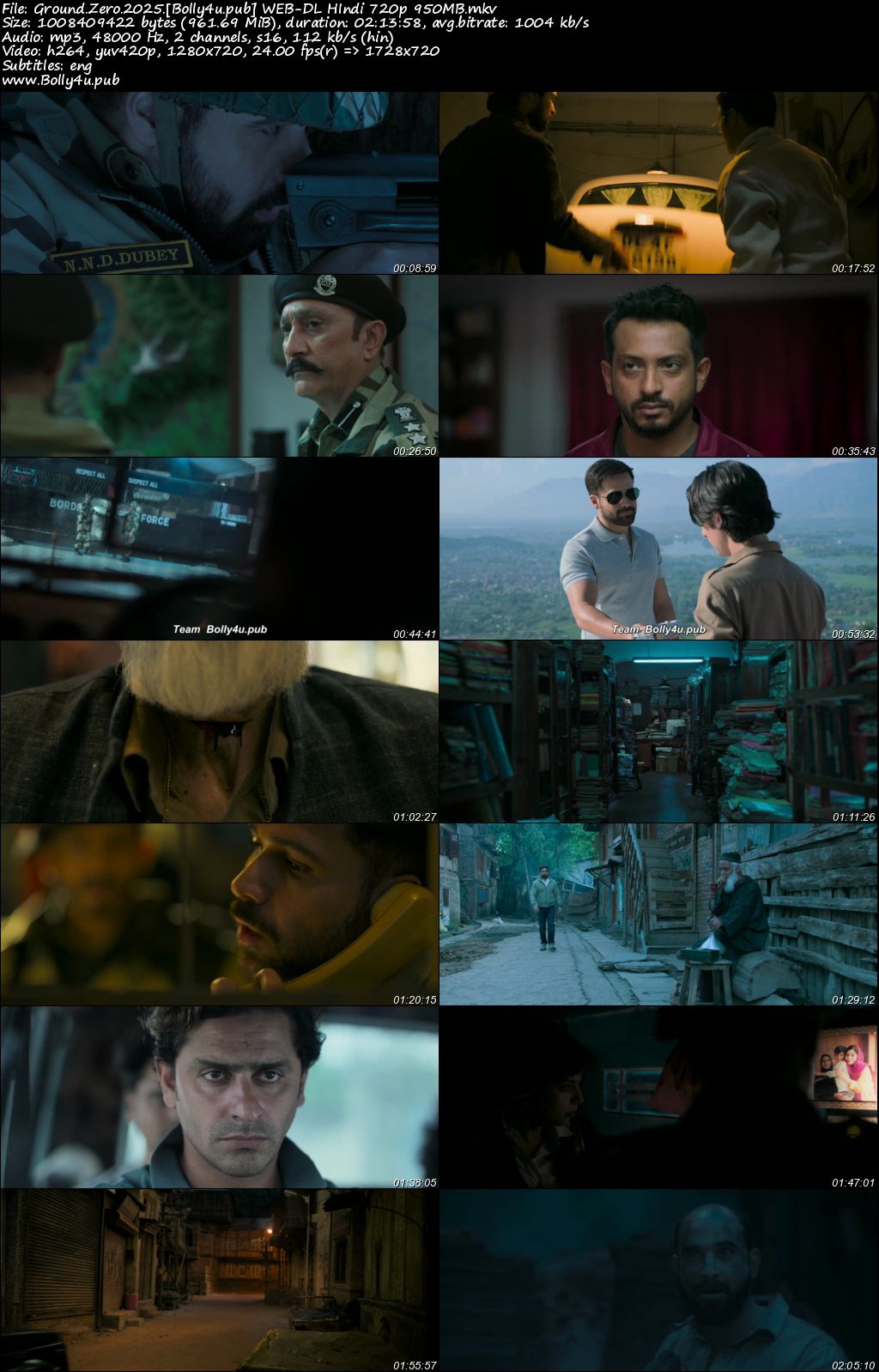 Ground Zero 2025 WEB-DL Hindi Full Movie Download 1080p 720p 480p