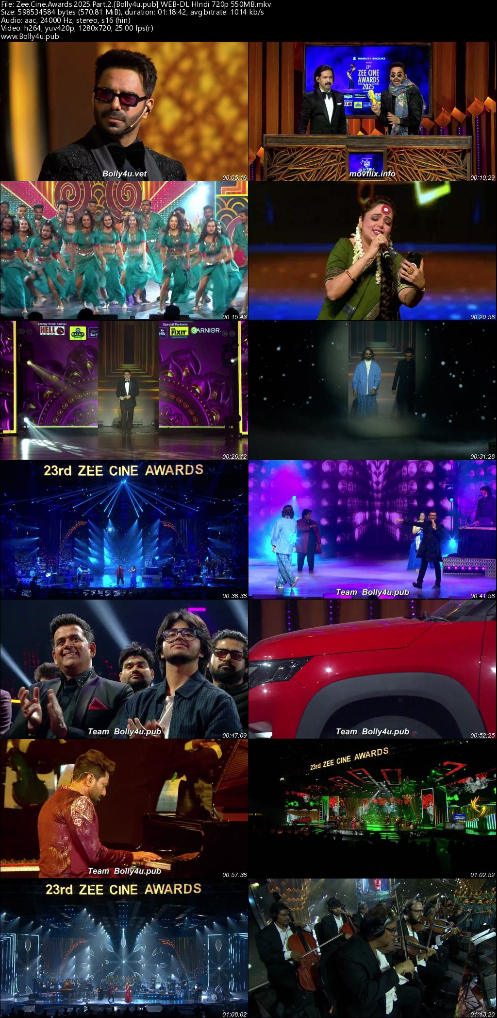 Zee Cine Awards 2025 Part 2 WEB-DL Hindi Download 720p 480p Zee Cine Awards 2025 Part 2 WEB-DL Hindi Download 720p 480p