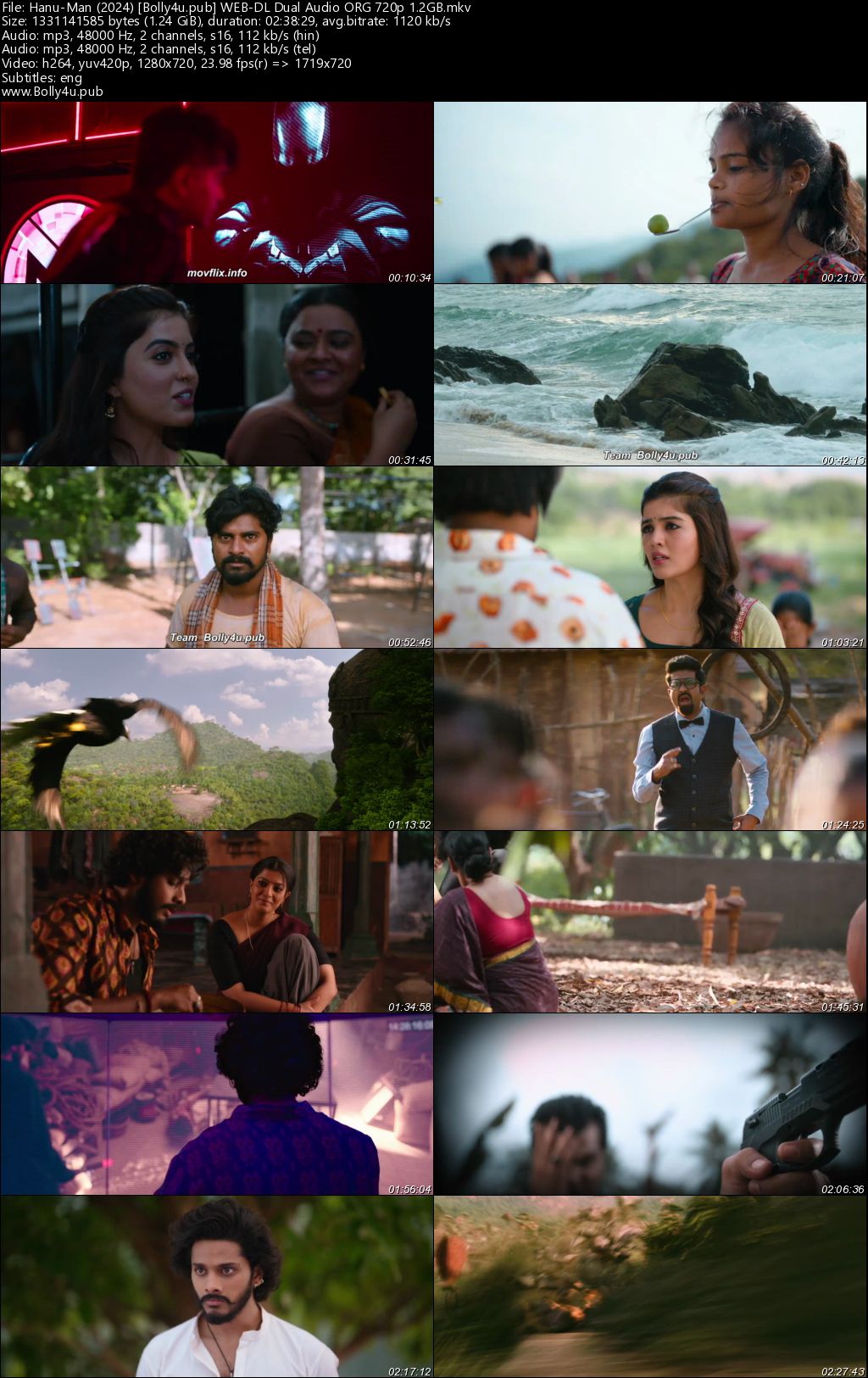 Hanu Man 2024 WEB-DL UNCUT Hindi Dual Audio ORG Full Movie Download 1080p 720p 480p