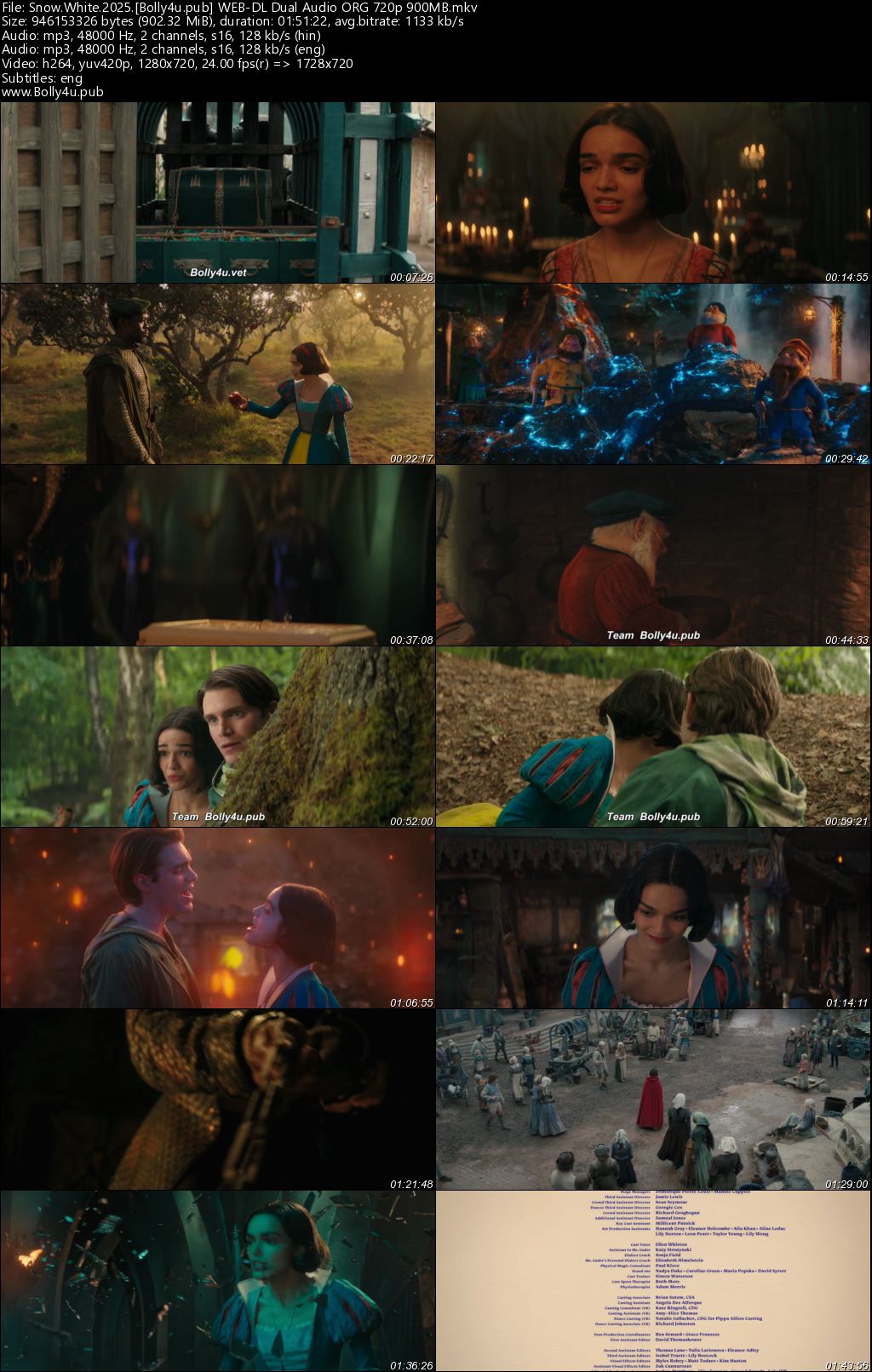 Snow White 2025 WEB-DL Hindi Dual Audio ORG Full Movie Download 1080p 720p 480p