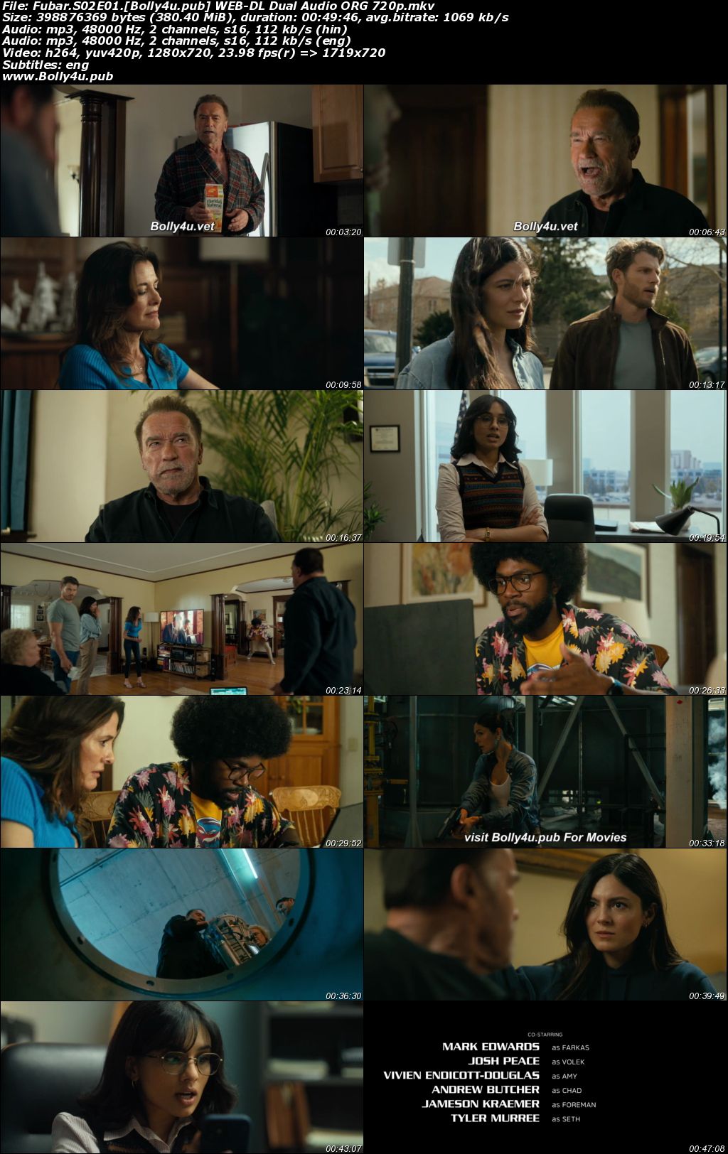 Fubar 2025 WEB-DL Hindi Dual Audio ORG S02 Complete Download 720p 480p