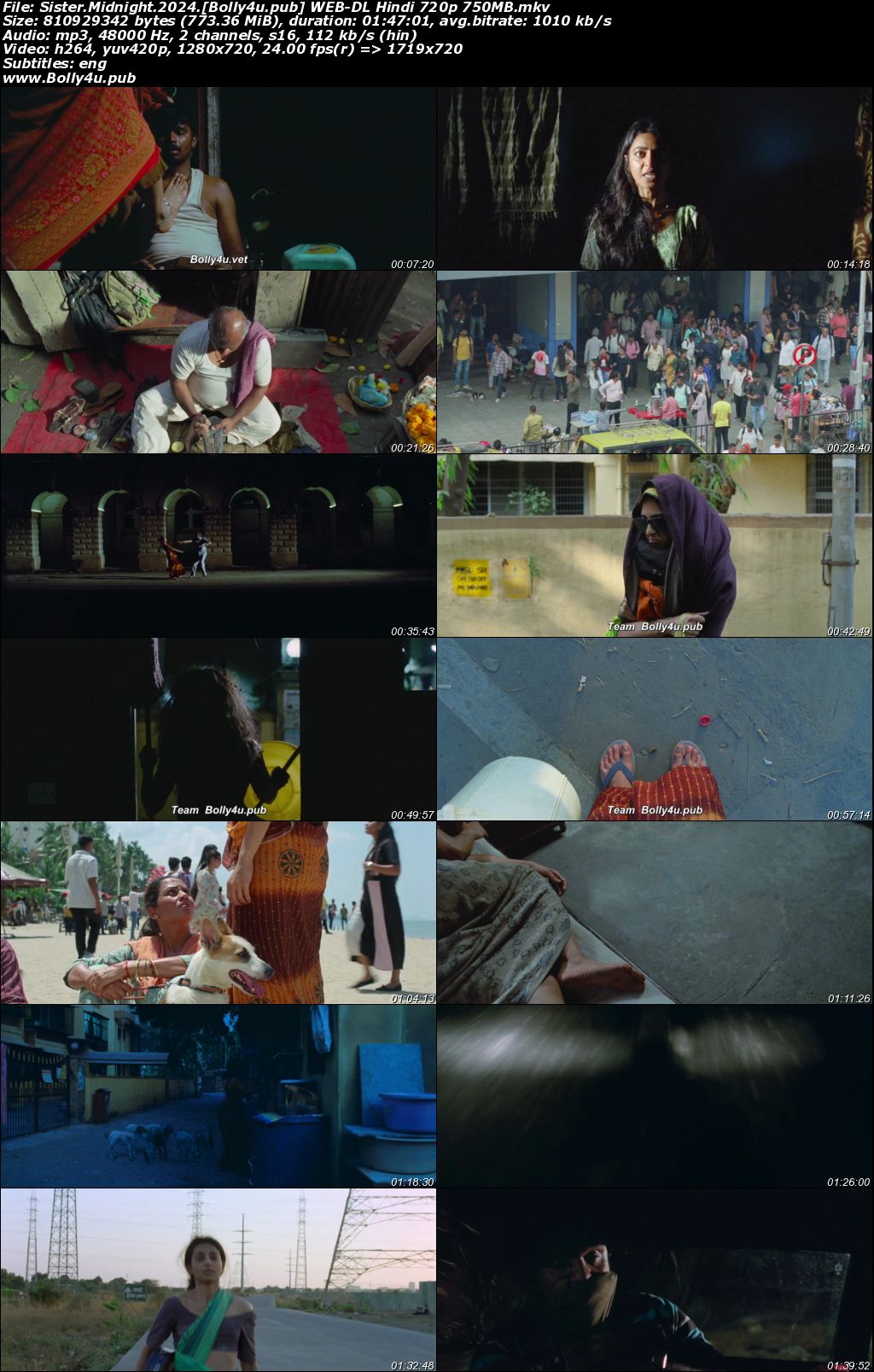 Sister Midnight 2024 WEB-DL Hindi Full Movie Download 1080p 720p 480p