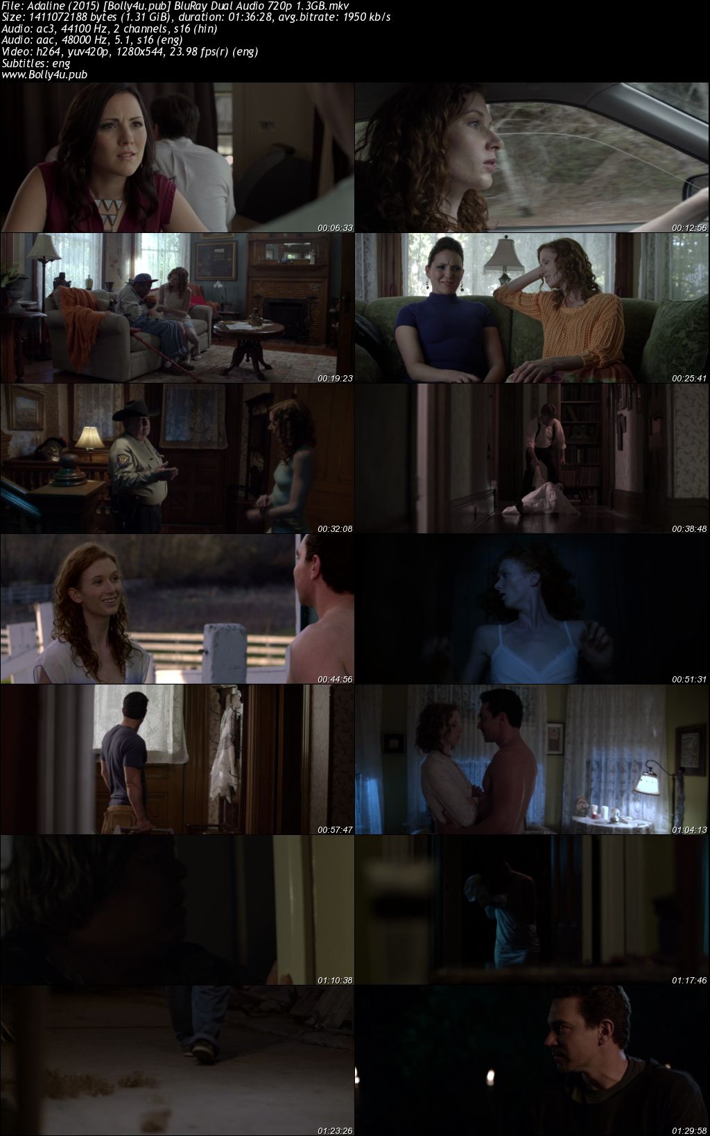 Adaline 2015 BluRay Hindi Dual Audio Full Movie Download 720p 480p