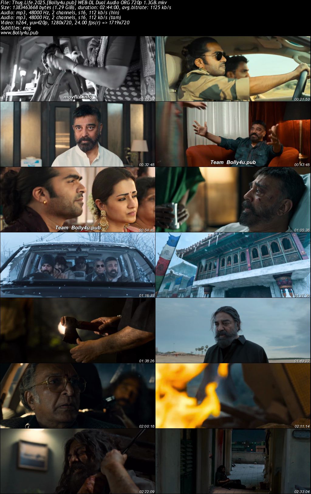 Thugs Life 2025 WEB-DL UNCUT Hindi Dual Audio ORG Full Movie Download 1080p 720p 480p