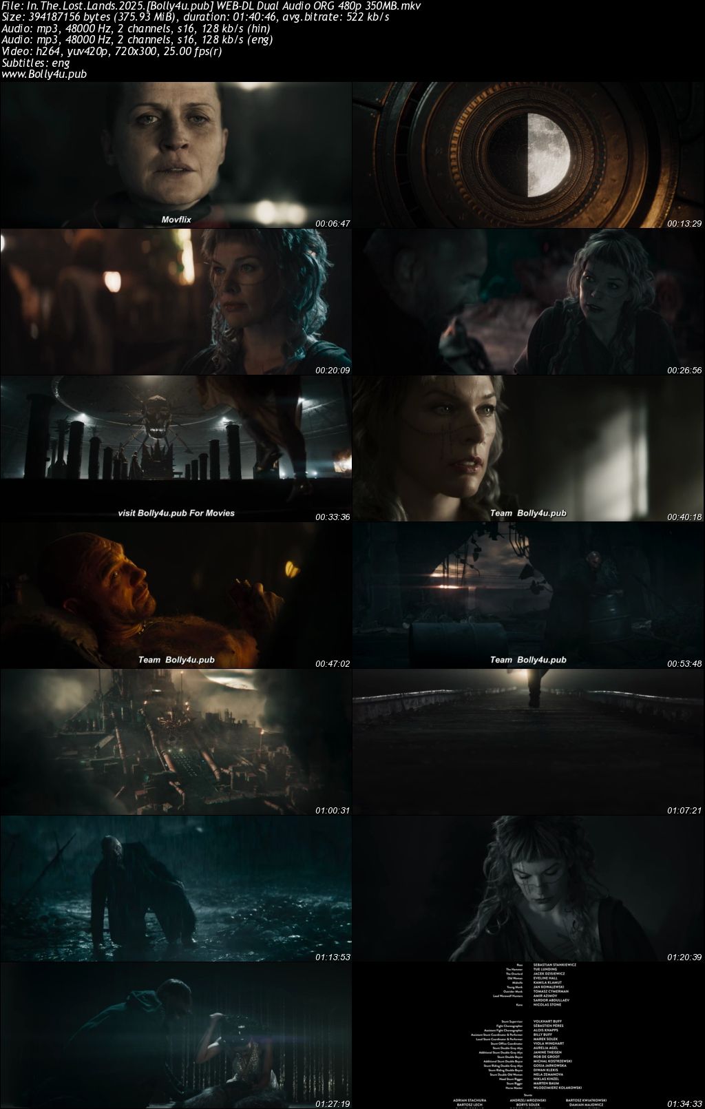 In The Lost Lands 2025 WEB-DL Hindi Dual Audio ORG Full Movie Download 1080p 720p 480p