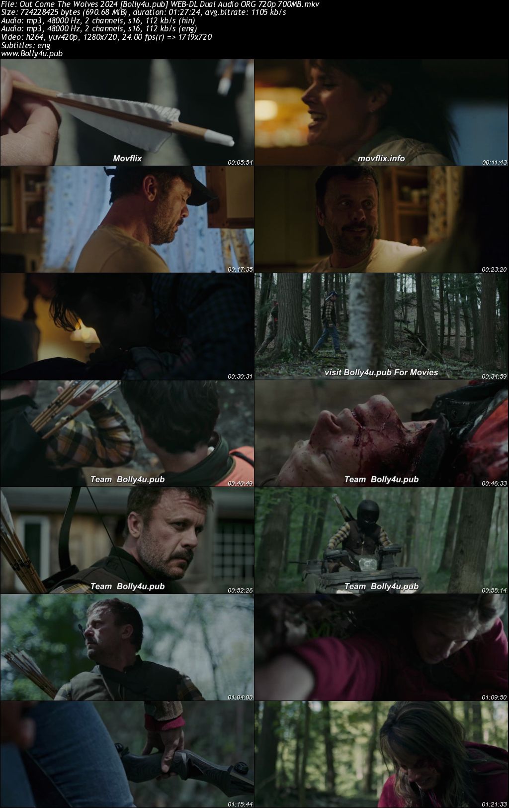 Out Come The Wolves 2024 WEB-DL Hindi Dual Audio ORG Full Movie Download 1080p 720p 480p