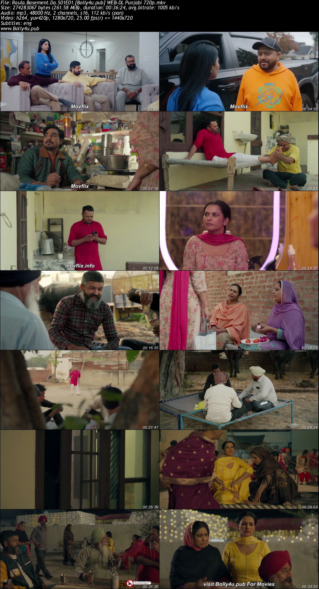Raula Basement Da 2025 WEB-DL Punjabi S01 Complete Download 720p 480p