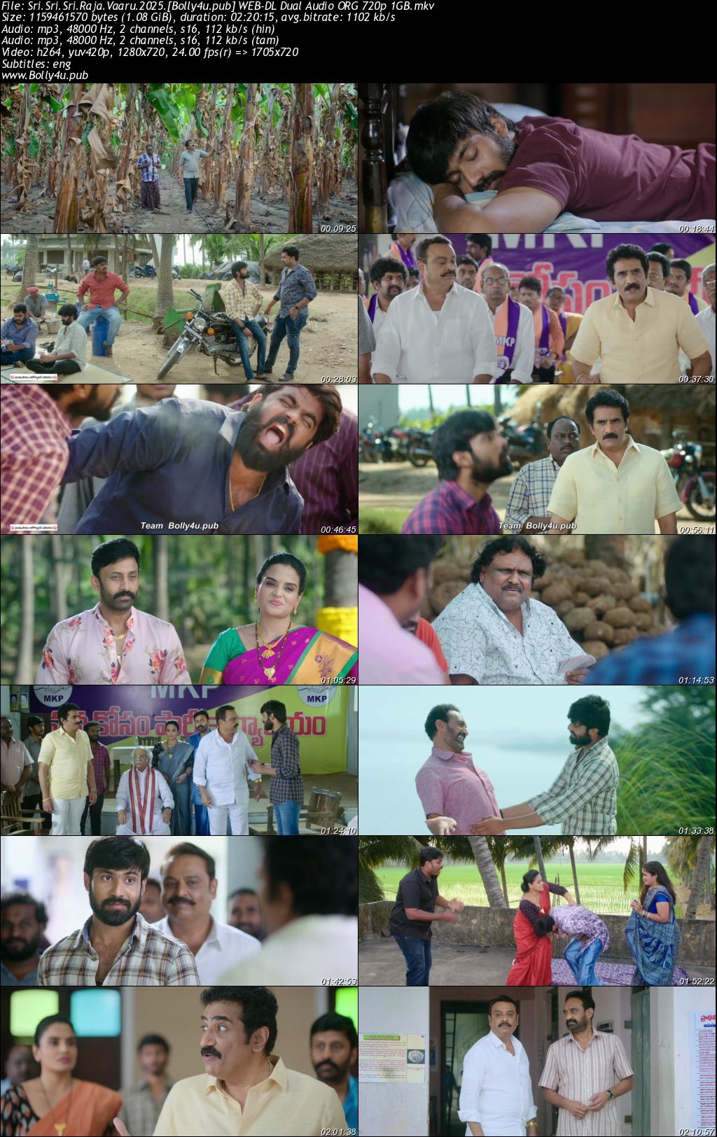 Sri Sri Sri Raja Vaaru 2025 WEB-DL UNCUT Hindi Dual Audio ORG Full Movie Download 1080p 720p 480p