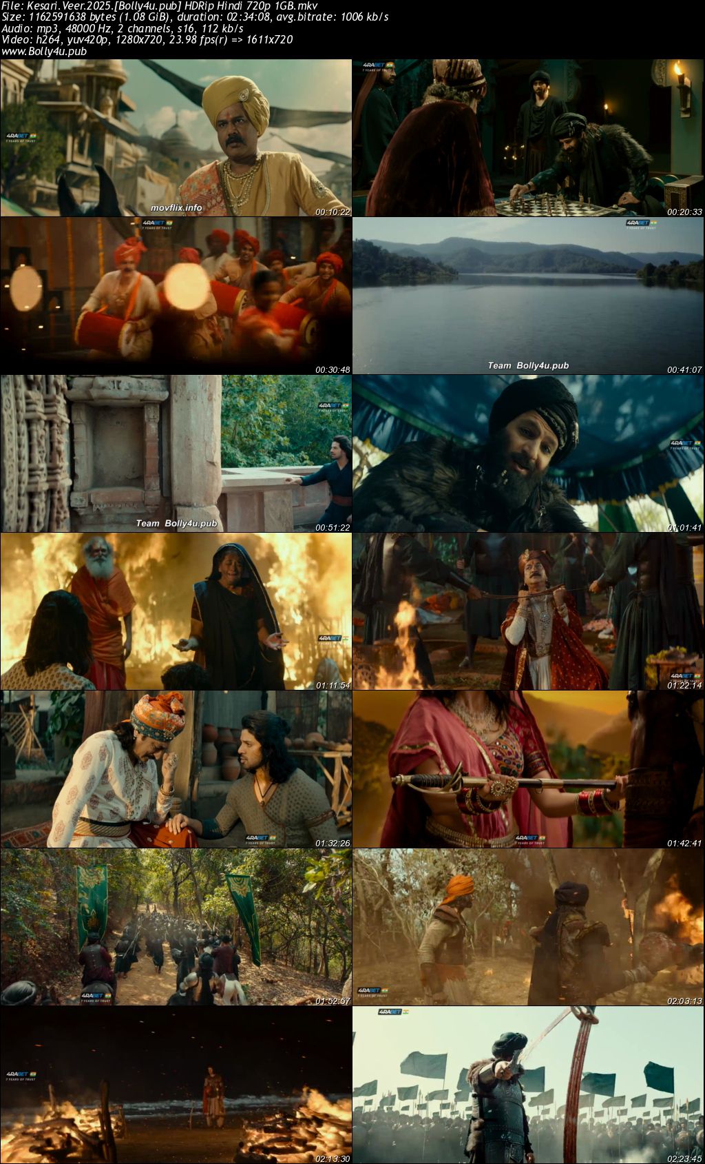 Kesari Veer 2025 HDRip Hindi Full Movie Download 1080p 720p 480p