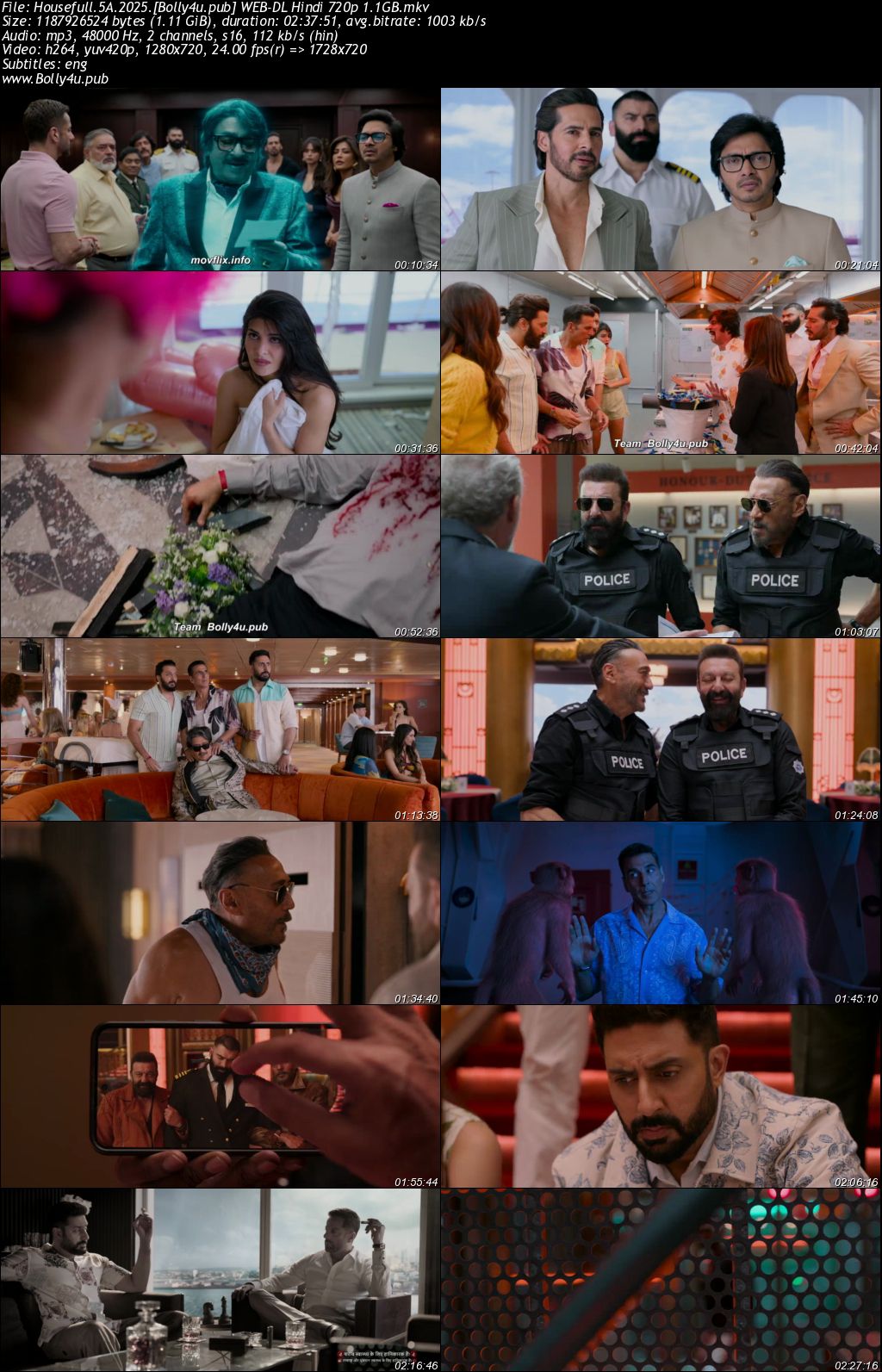 Housefull 5A 2025 WEB-DL Hindi Full Movie Download 1080p 720p 480p