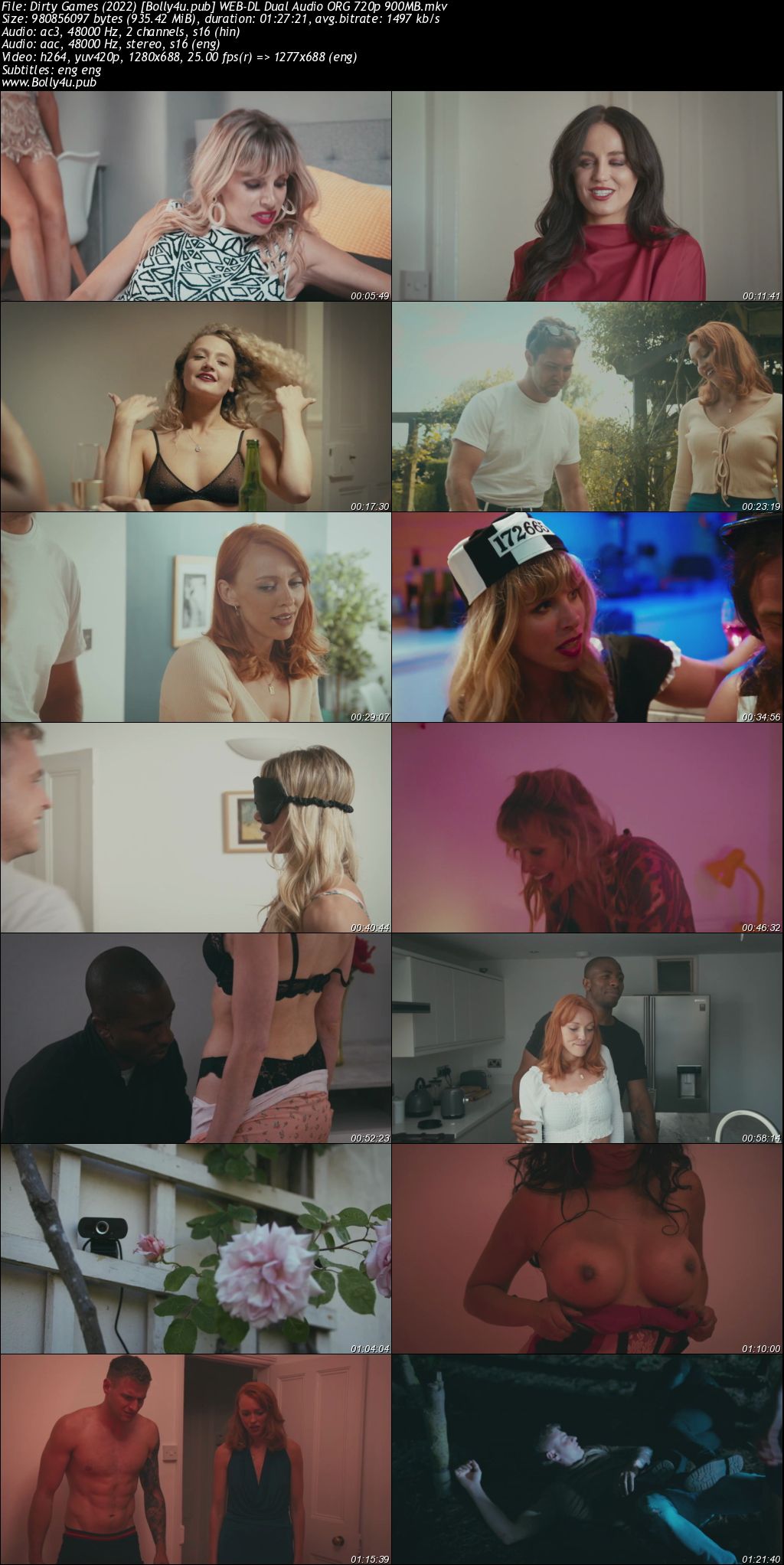 Dirty Games 2022 WEB-DL Hindi Dual Audio ORG Full Movie Download 720p 480p