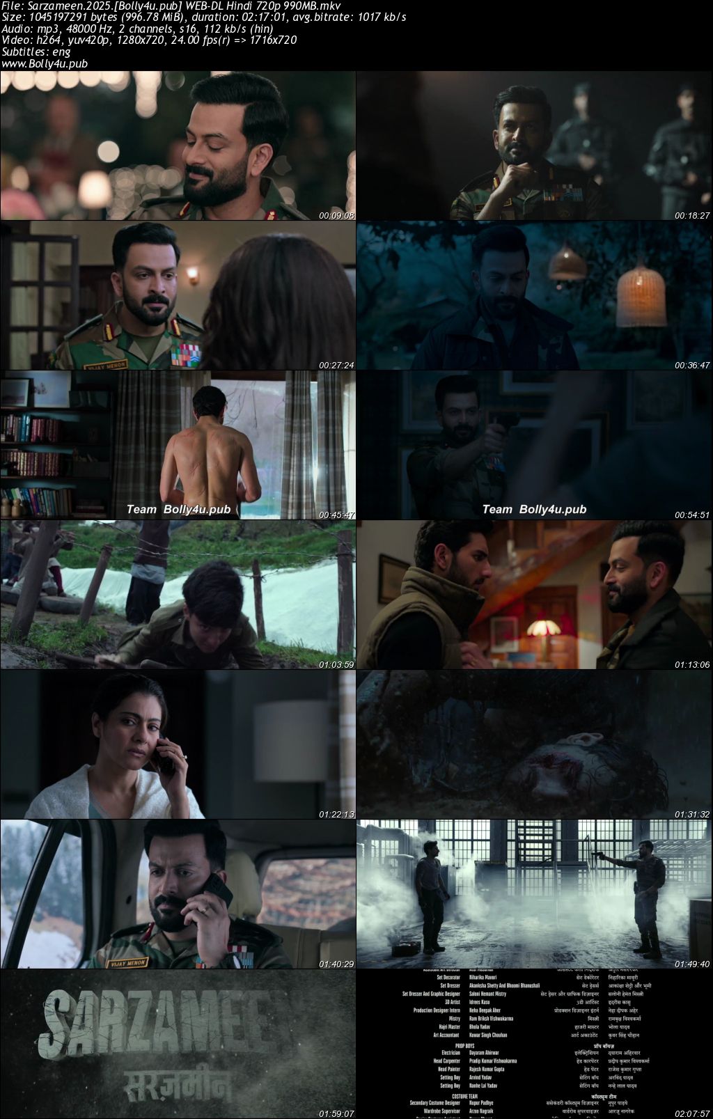 Sarzameen 2025 WEB-DL Hindi Full Movie Download 1080p 720p 480p