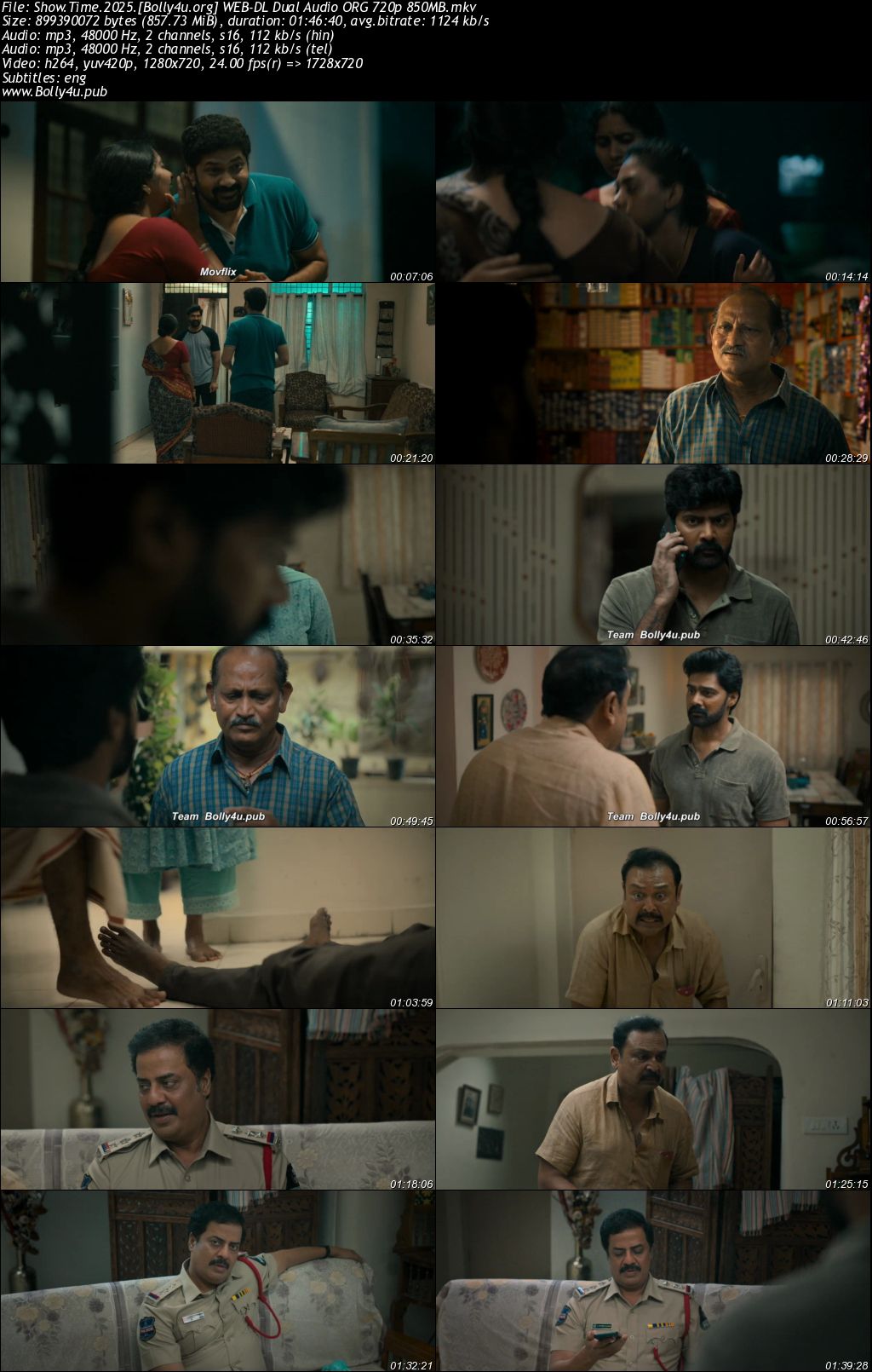 Show Time 2025 WEB-DL UNCUT Hindi Dual Audio ORG Full Movie Download 1080p 720p 480p