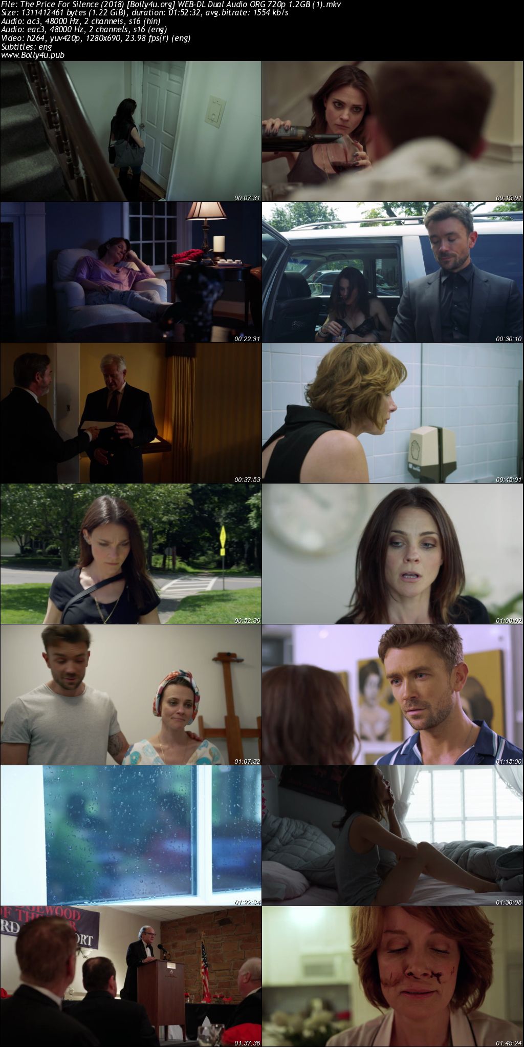 The Price For Silence 2018 WEB-DL Hindi Dual Audio Full Movie Download 720p 480p