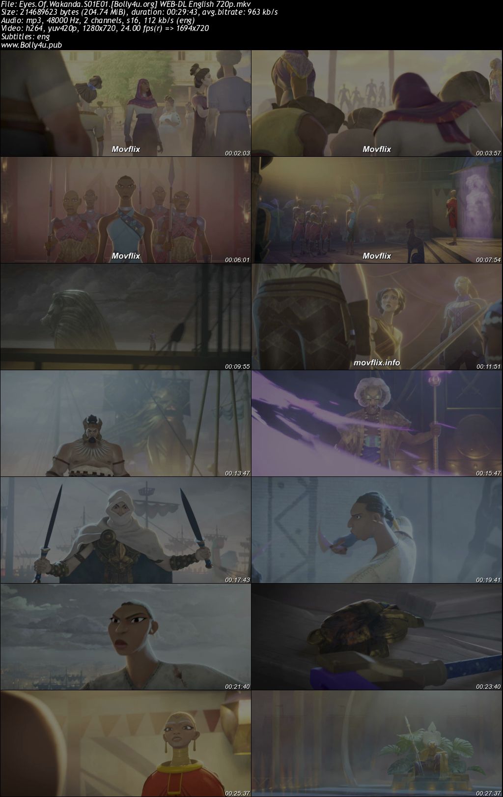 Eyes Of Wakanda 2025 WEB-DL English S01 Complete Download 720p 480p