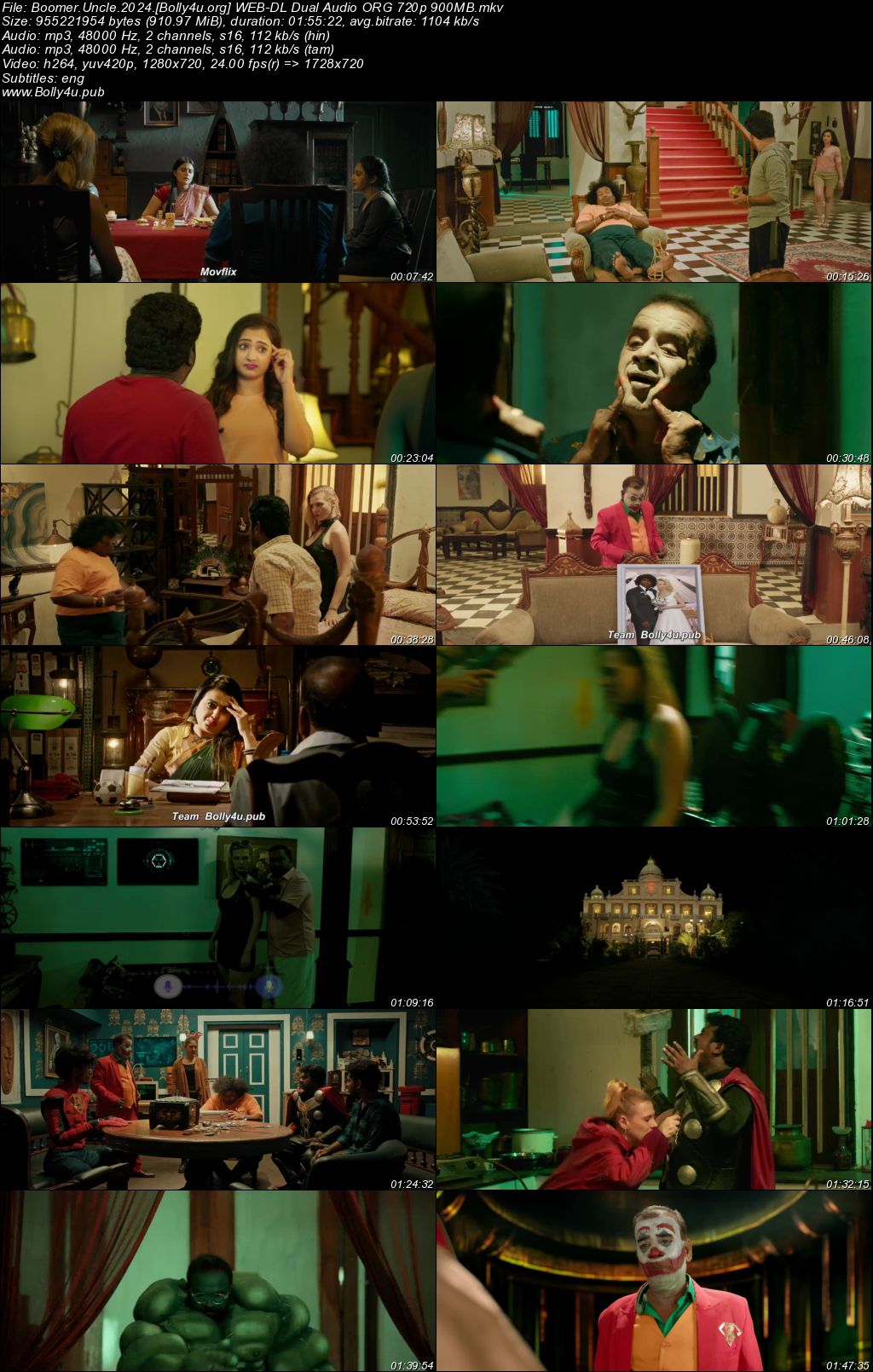 Boomer Uncle 2024 WEB-DL UNCUT Hindi Dual Audio ORG Full Movie Download 1080p 720p 480p