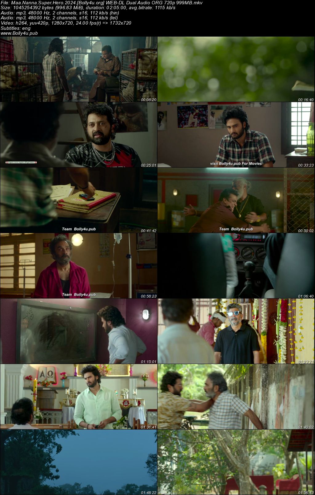 Maa Nanna Super Hero 2024 WEB-DL UNCUT Hindi Dual Audio ORG Full Movie Download 1080p 720p 480p