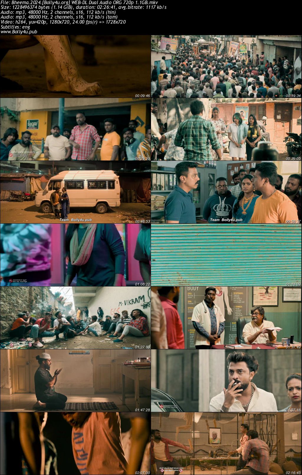 Bheema 2024 WEB-DL UNCUT Hindi Dual Audio ORG Full Movie Download 1080p 720p 480p