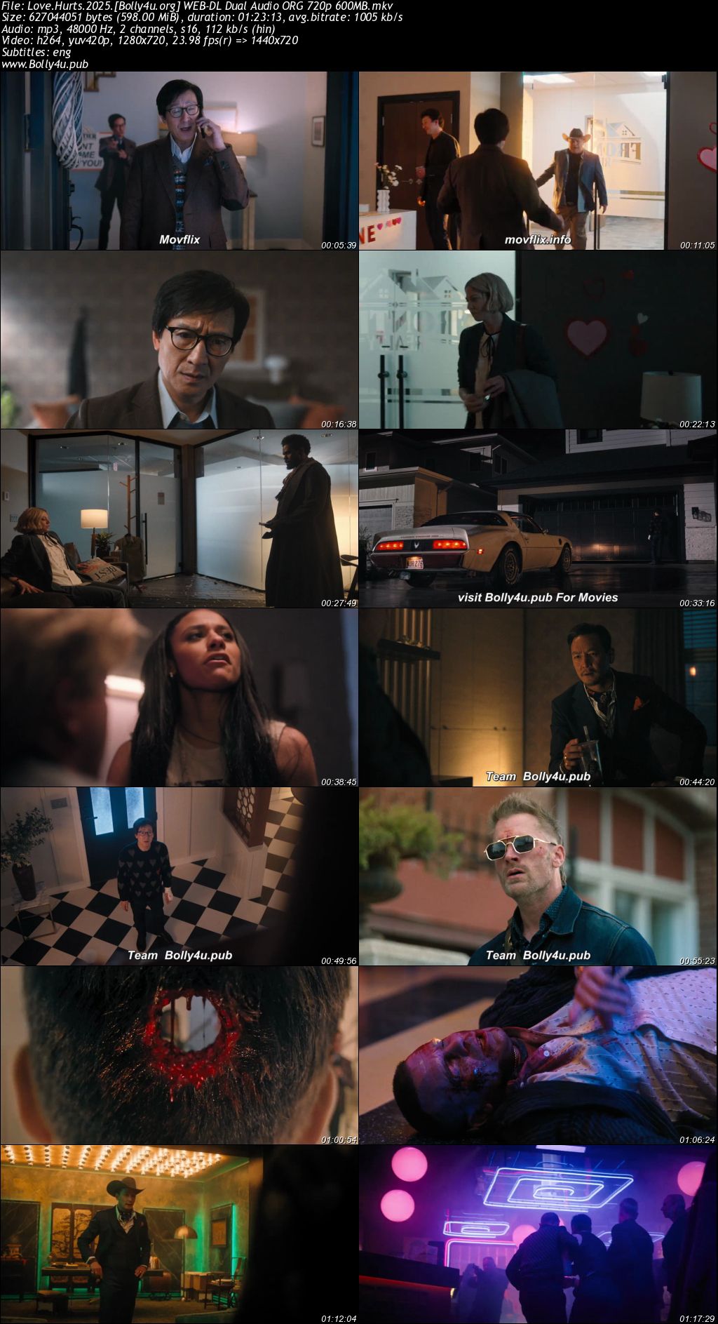 Love Hurts 2025 WEB-DL Hindi Dubbed ORG Full Movie Download 1080p 720p 480p