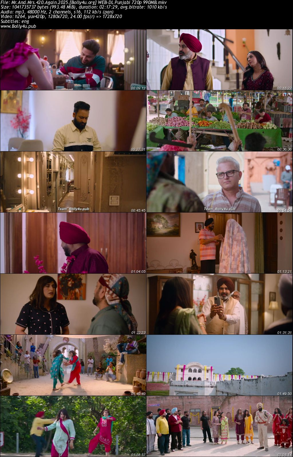 Mr and Mrs 420 Again 2025 WEB-DL Punjabi Full Movie Download 1080p 720p 480p