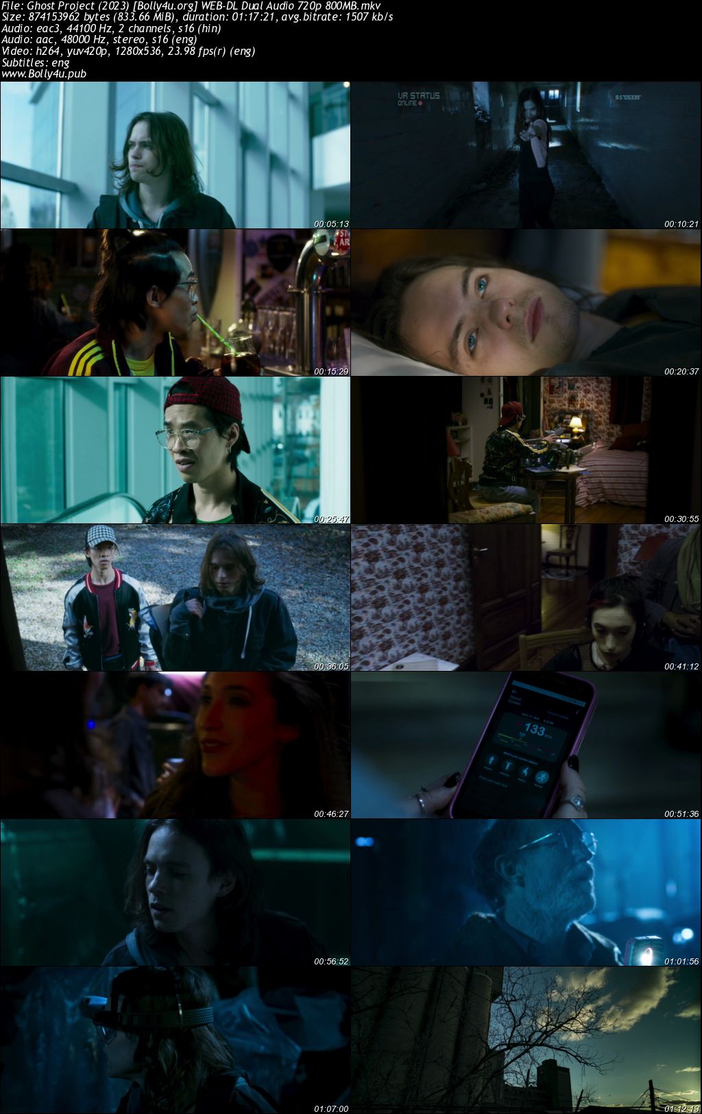 Ghost Project 2023 WEB-DL Hindi Dual Audio Full Movie Download 720p 480p