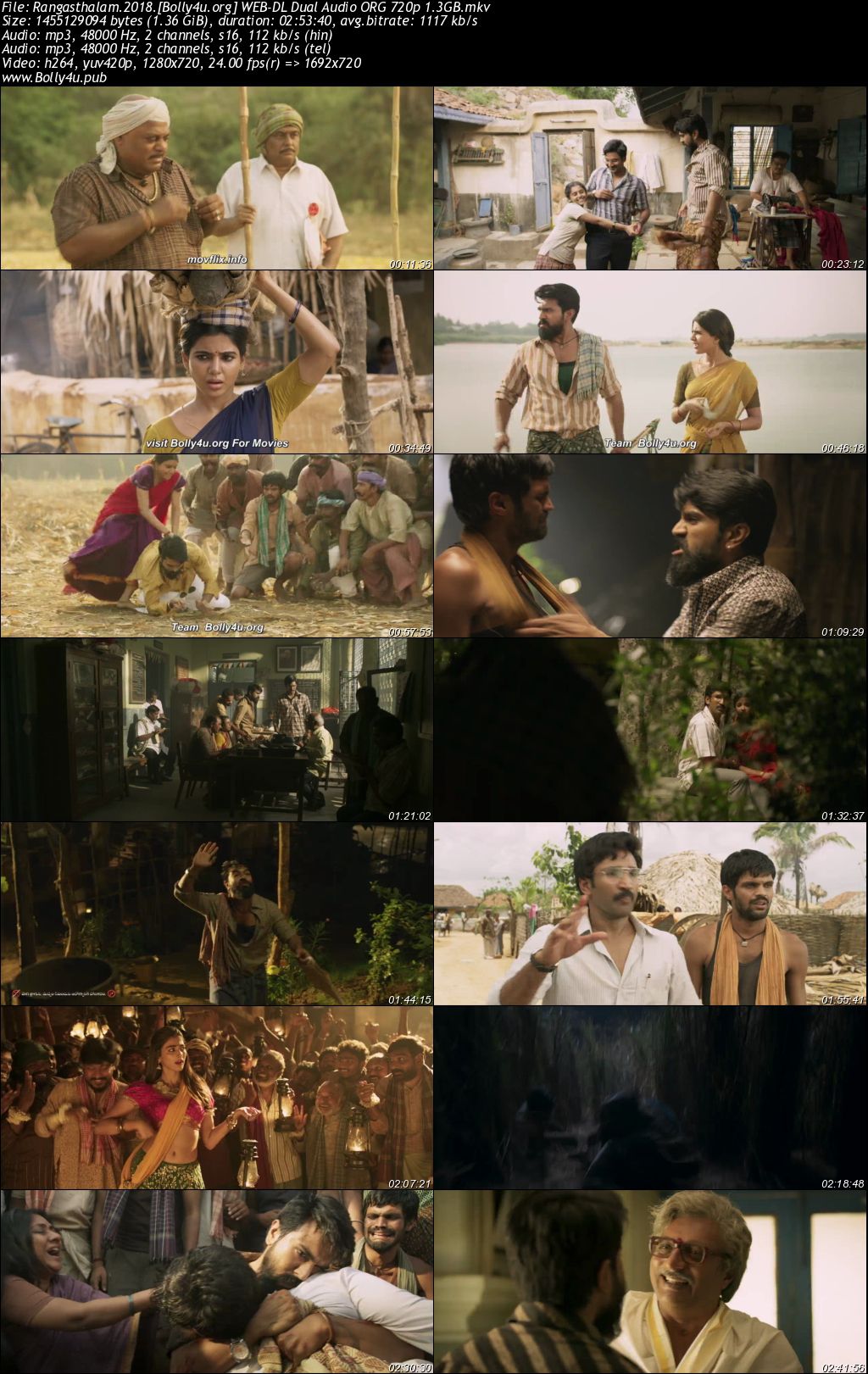 Rangasthalam 2018 WEB-DL UNCUT Hindi Dual Audio ORG Full Movie Download 1080p 720p 480p