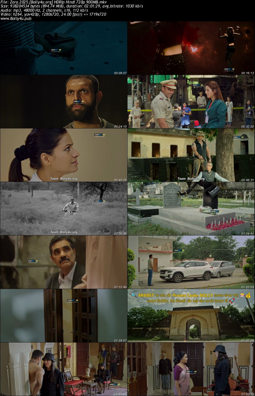 Zora 2025 HDRip Hindi Full Movie Download 1080p 720p 480p