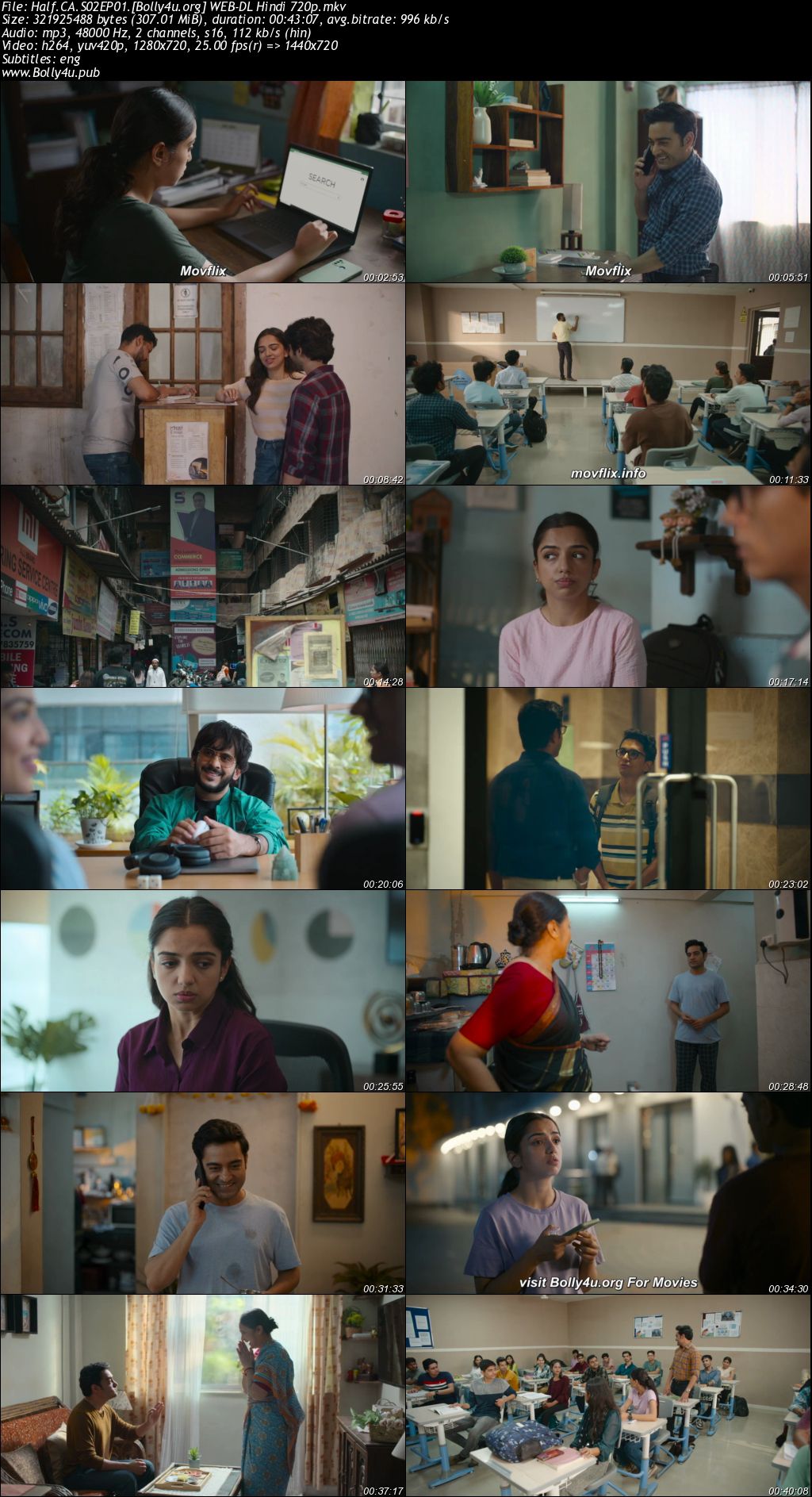 Half CA 2025 WEB-DL Hindi S02 Complete Download 720p 480p