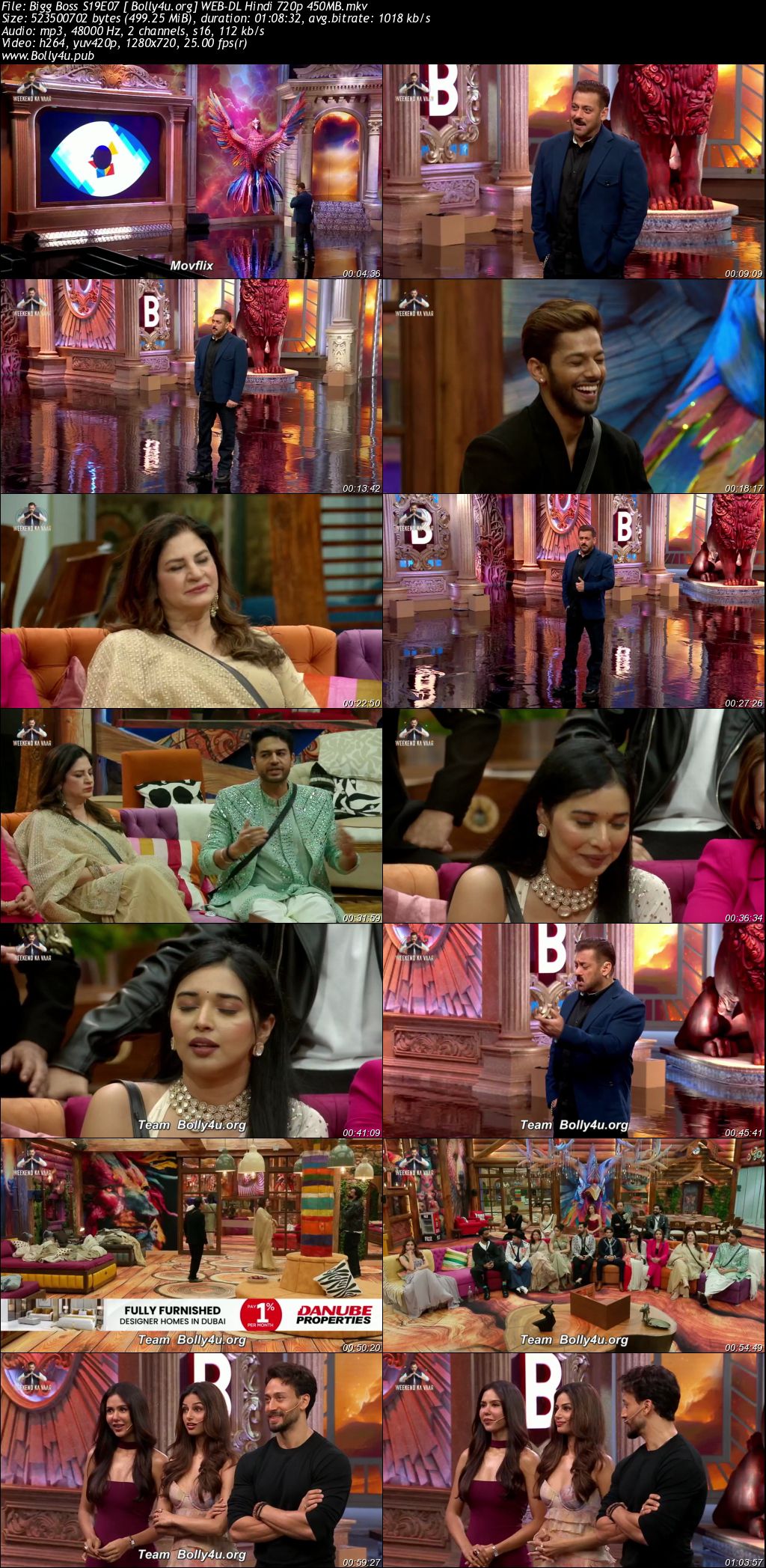 Bigg Boss 2025 WEB-DL Hindi S19EP07 Download 720p 480p