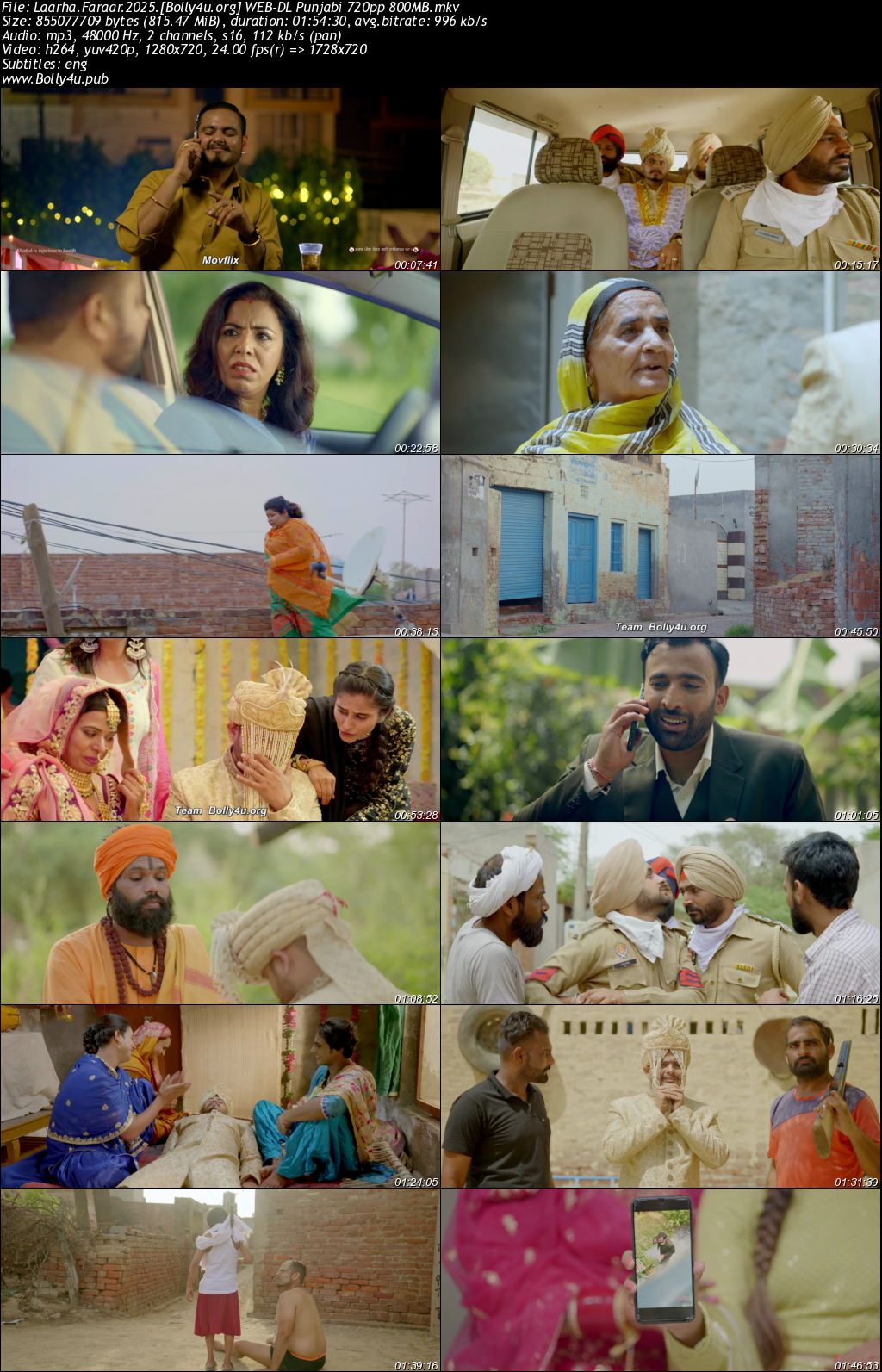 Laarha Faraar 2025 WEB-DL Punjabi Full Movie Download 1080p 720p 480p