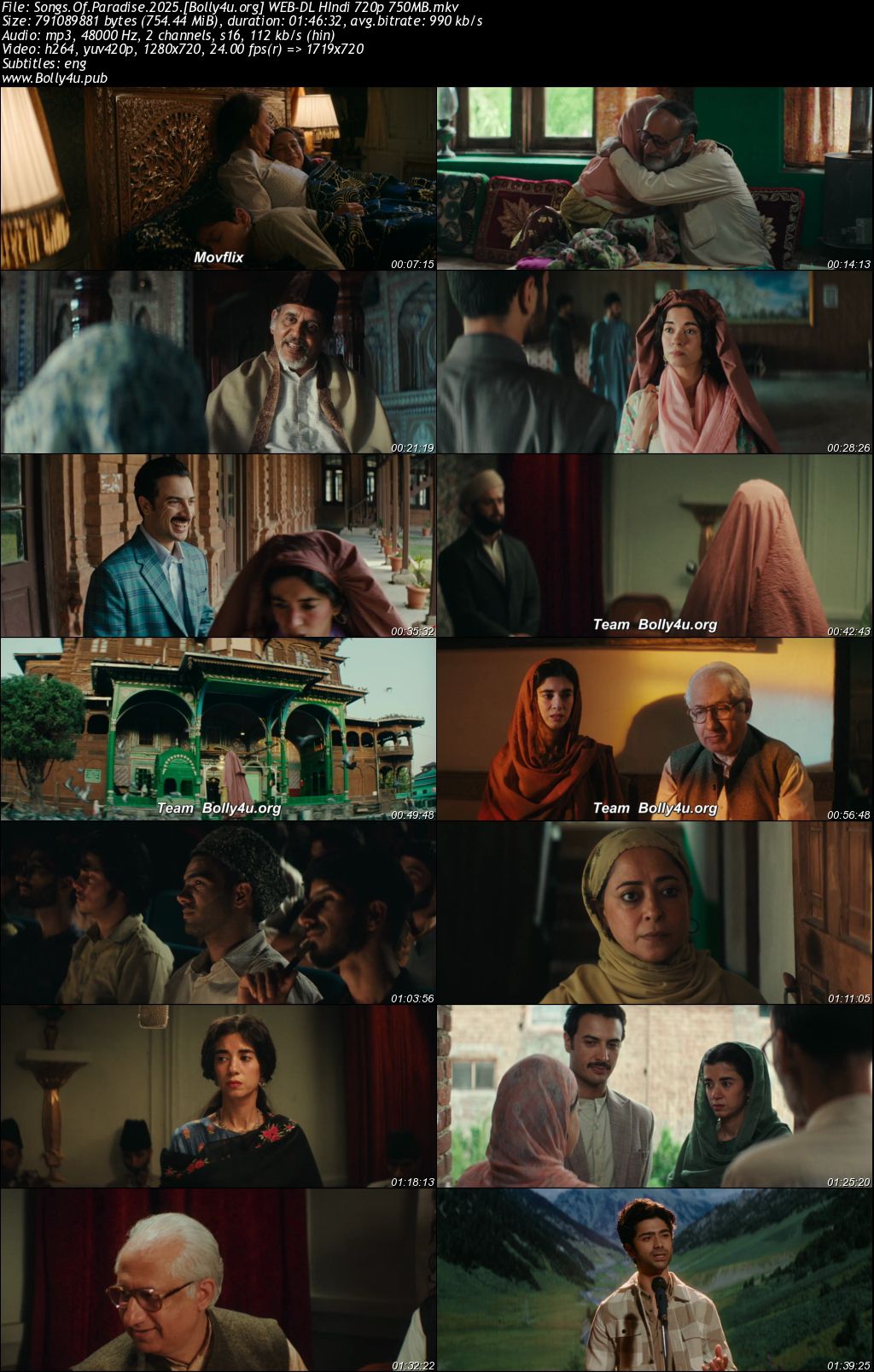 Songs Of Paradise 2025 WEB-DL Hindi Full Movie Download 1080p 720p 480p