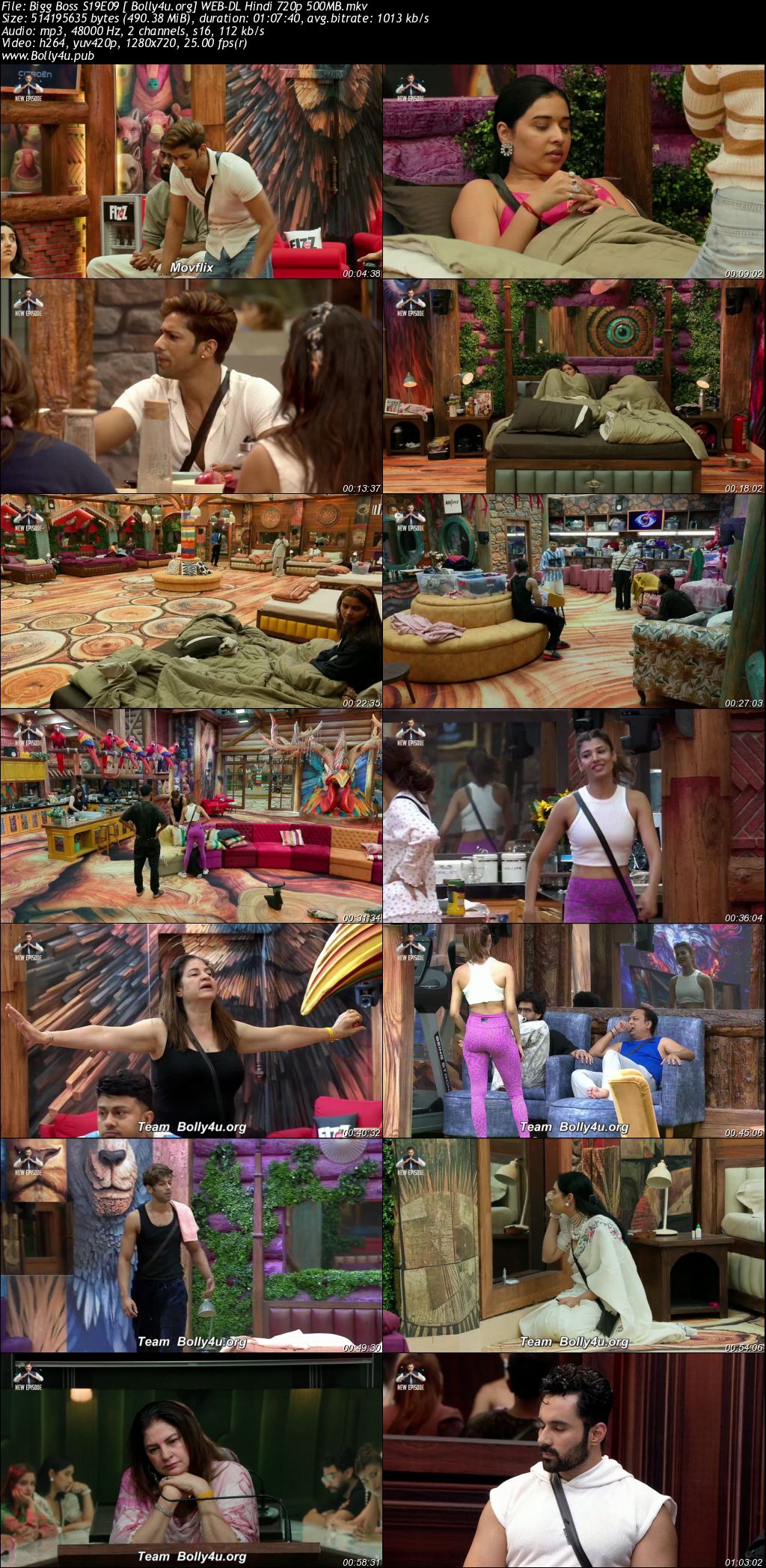 Bigg Boss 2025 WEB-DL Hindi S19EP09 Download 720p 480p