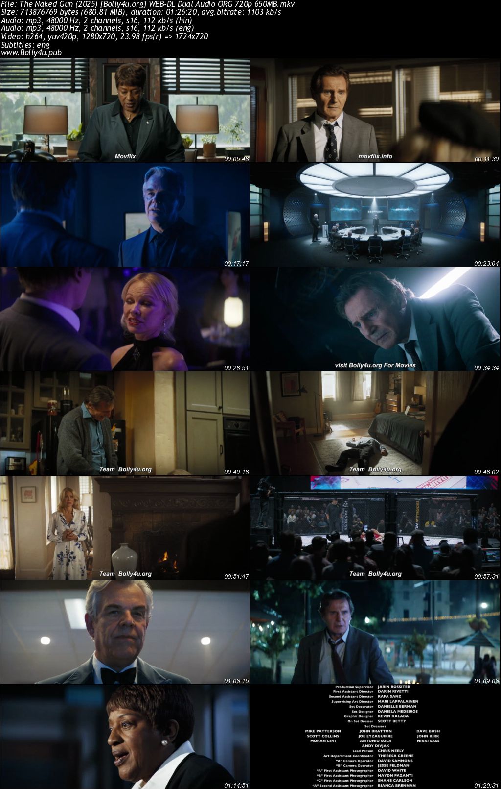 The Naked Gun 2025 WEB-DL Hindi Dual Audio ORG Full Movie Download 1080p 720p 480p