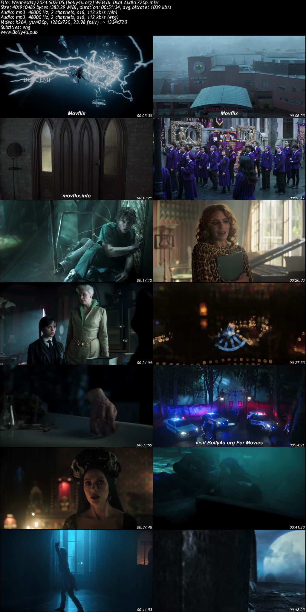 Wednesday 2025 WEB-DL Hindi Dual Audio ORG S02 VOL 2 Complete Download 720p 480p