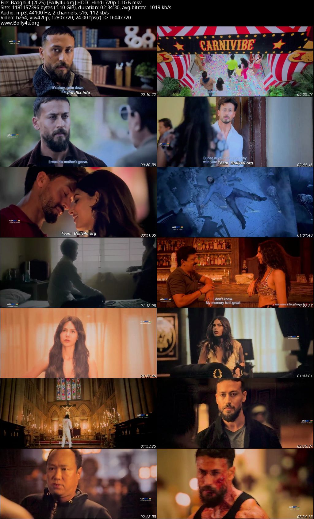 Baaghi 4 2025 HDTC Hindi Full Movie Download 1080p 720p 480p