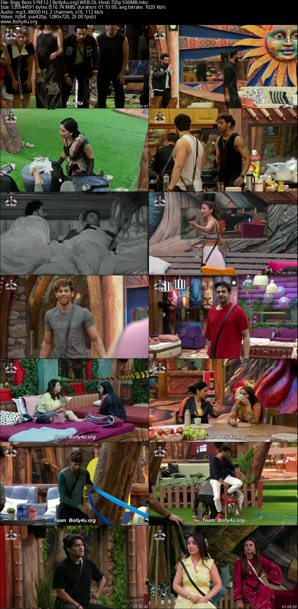 Bigg Boss 2025 WEB-DL Hindi S19EP12 Download 720p 480p